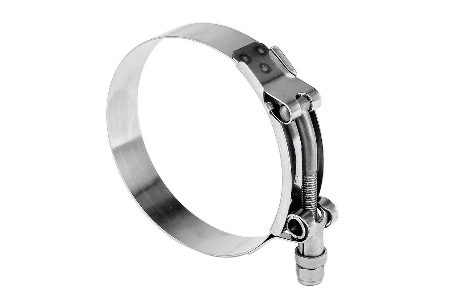 316-SSTC-38-43 100-Percent Marine Grade Stainless Steel T-Bolt Hose Clamp, Effective Range: 1.5 in.- 1.69 in.