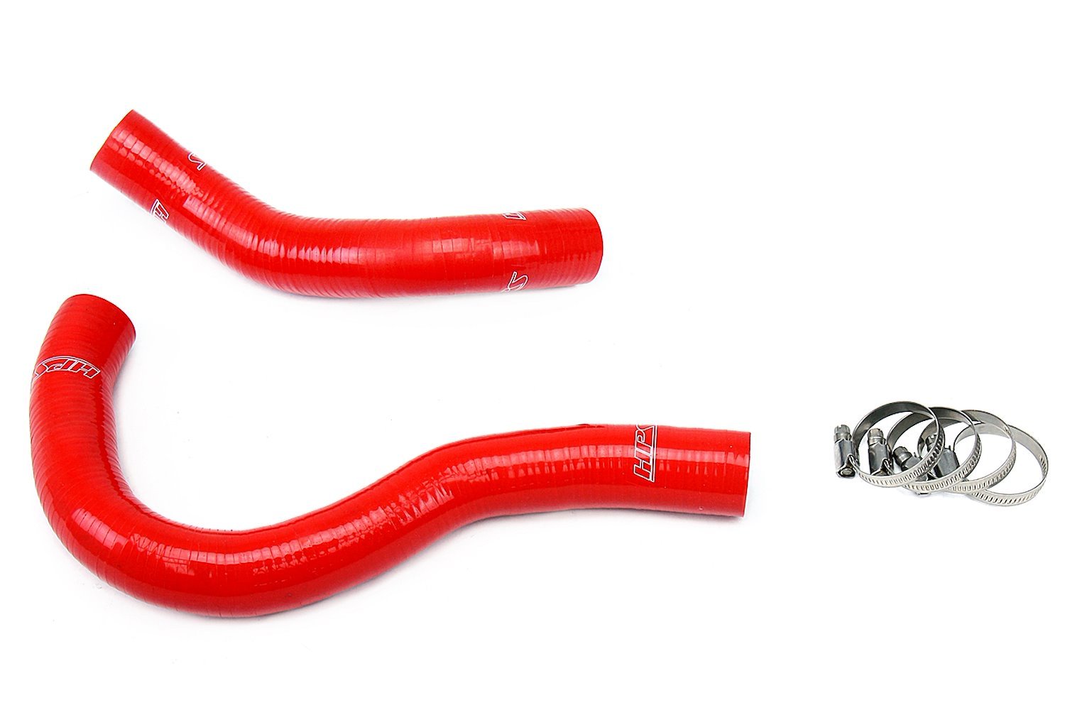 57-1001-RED Radiator Hose Kit, High-Temp 3-Ply Reinforced Silicone, Replace OEM Rubber Radiator Coolant Hoses
