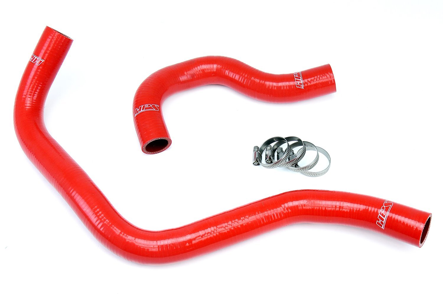 57-1002-RED Radiator Hose Kit, High-Temp 3-Ply Reinforced Silicone, Replace OEM Rubber Radiator Coolant Hoses