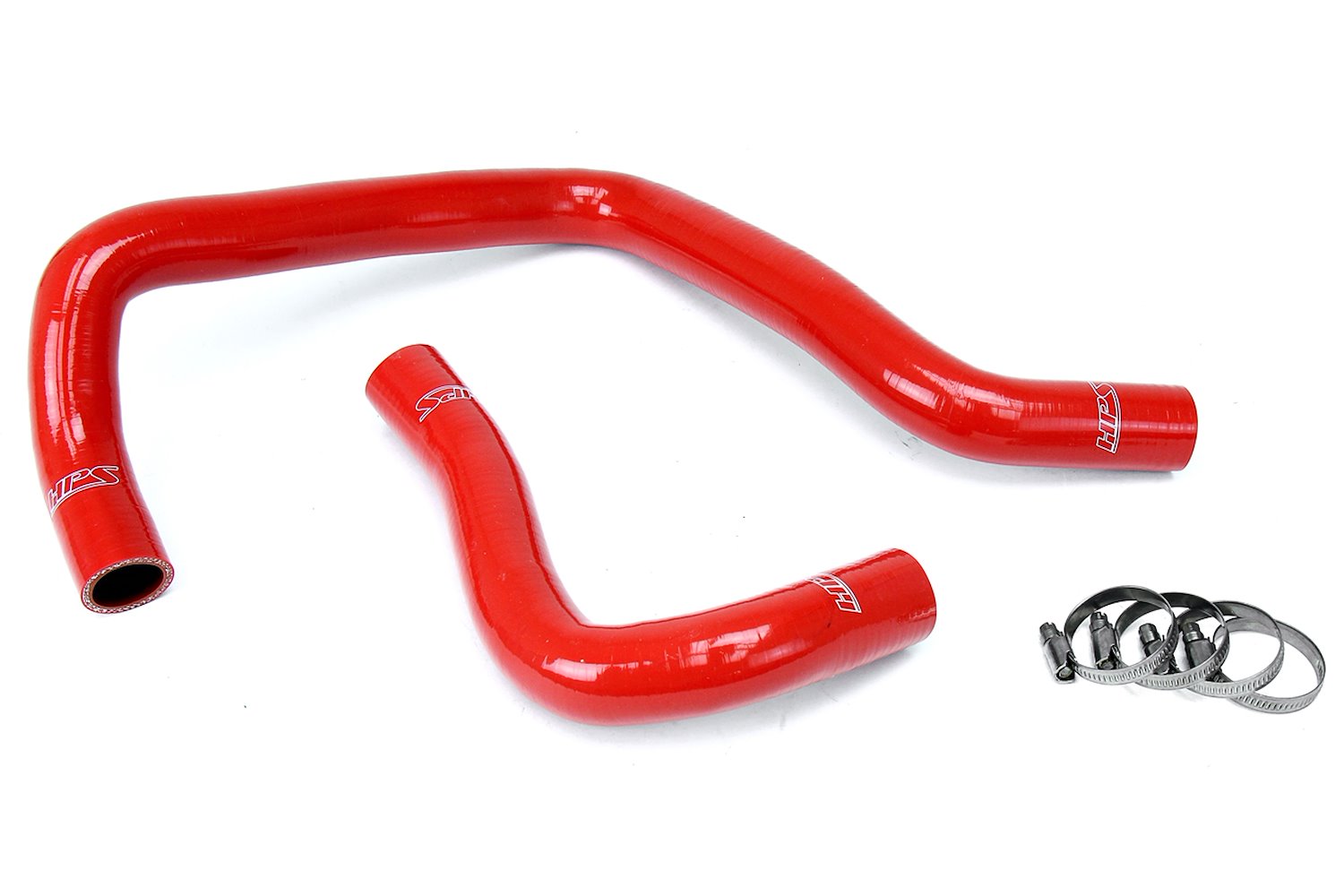 57-1003-RED Radiator Hose Kit, High-Temp 3-Ply Reinforced Silicone, Replace OEM Rubber Radiator Coolant Hoses