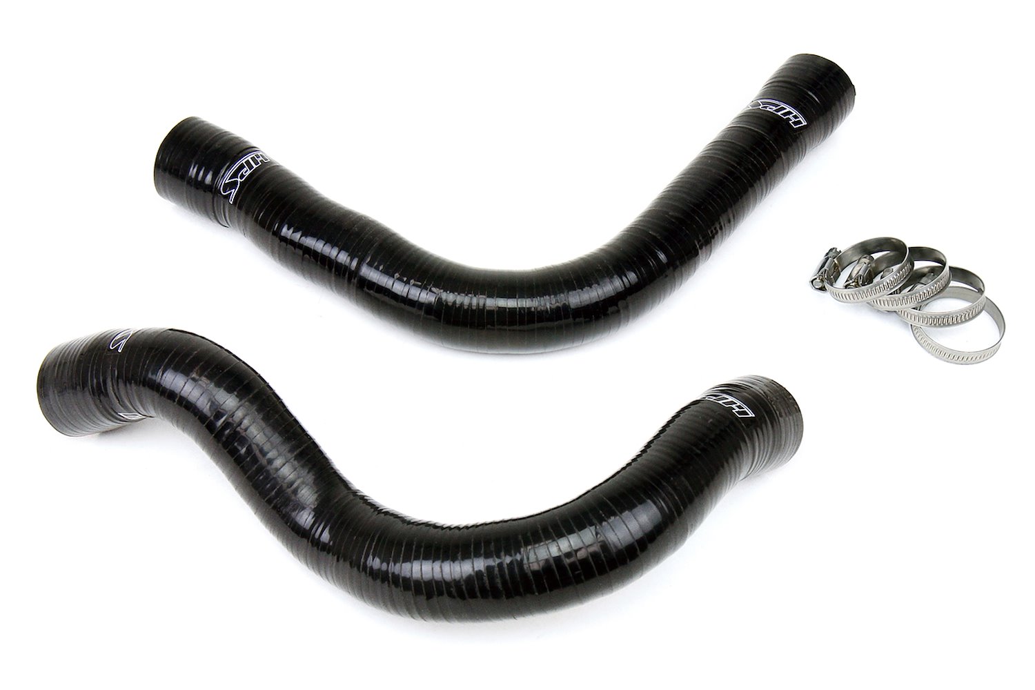 57-1007-BLK Radiator Hose Kit, High-Temp 3-Ply Reinforced Silicone, Replace OEM Rubber Radiator Coolant Hoses