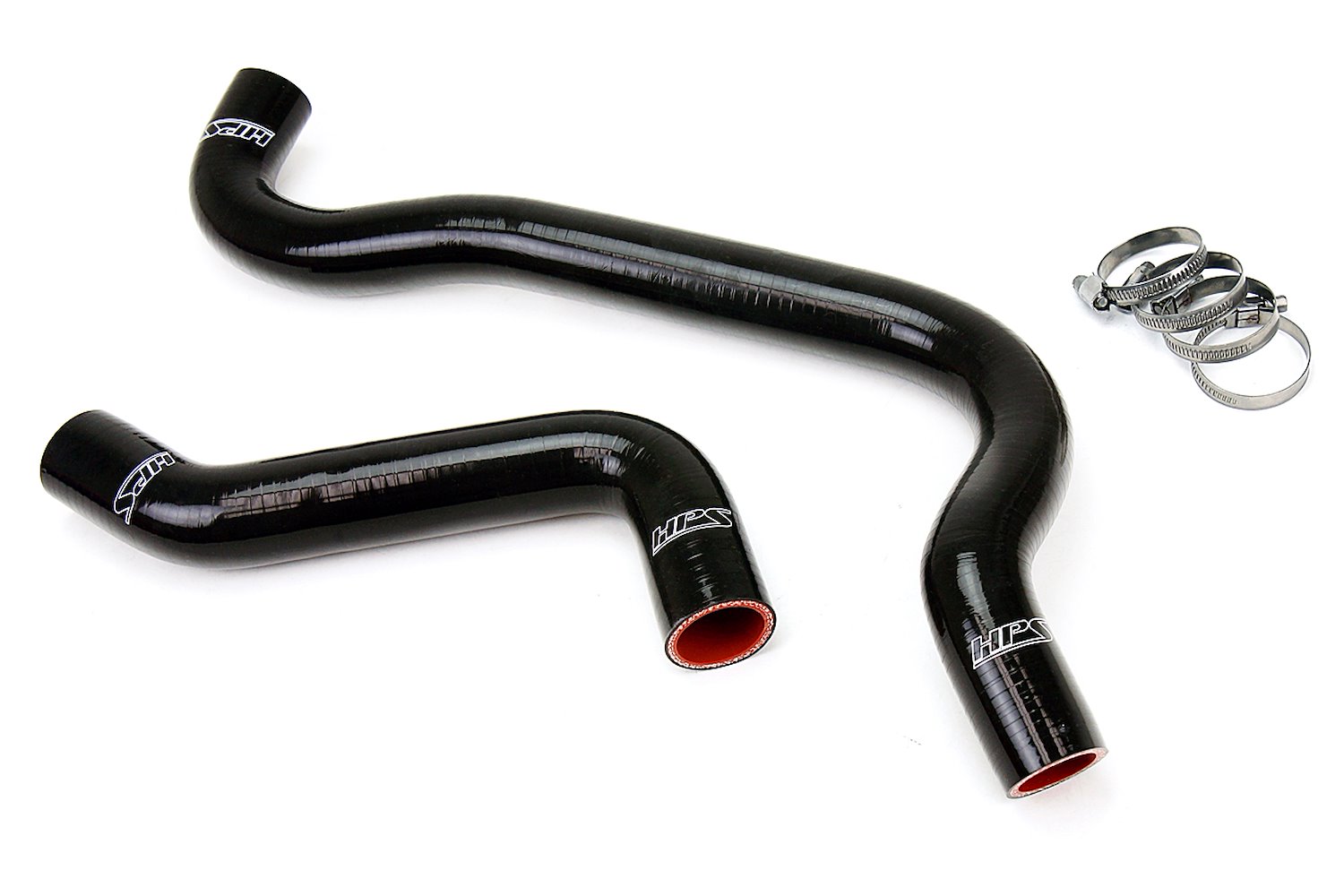 57-1009-BLK Radiator Hose Kit, High-Temp 3-Ply Reinforced Silicone, Replace OEM Rubber Radiator Coolant Hoses