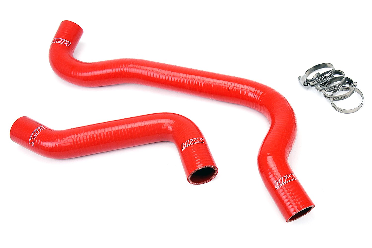 57-1009-RED Radiator Hose Kit, High-Temp 3-Ply Reinforced Silicone, Replace OEM Rubber Radiator Coolant Hoses