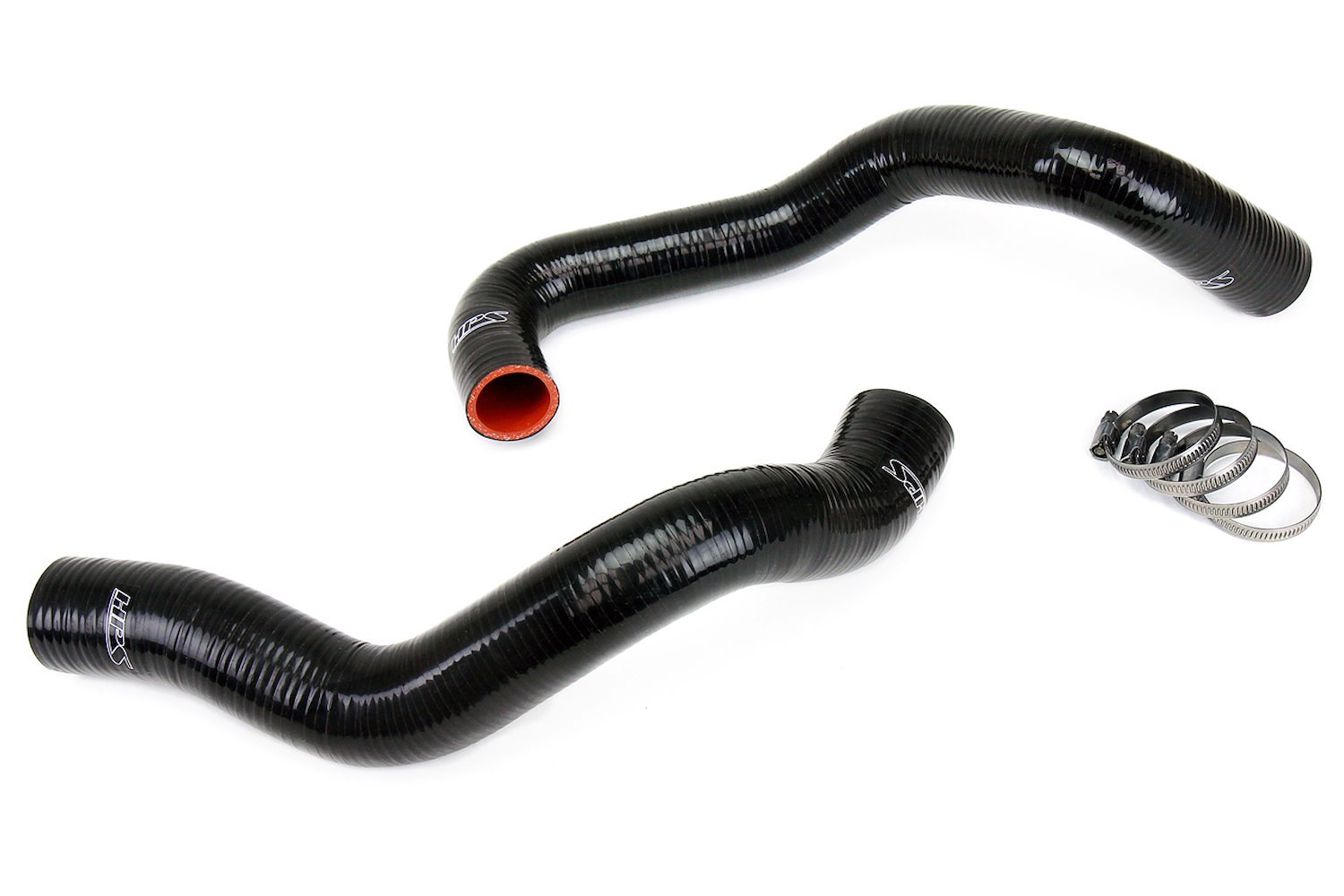 57-1011-BLK Radiator Hose Kit, High-Temp 3-Ply Reinforced Silicone, Replace OEM Rubber Radiator Coolant Hoses