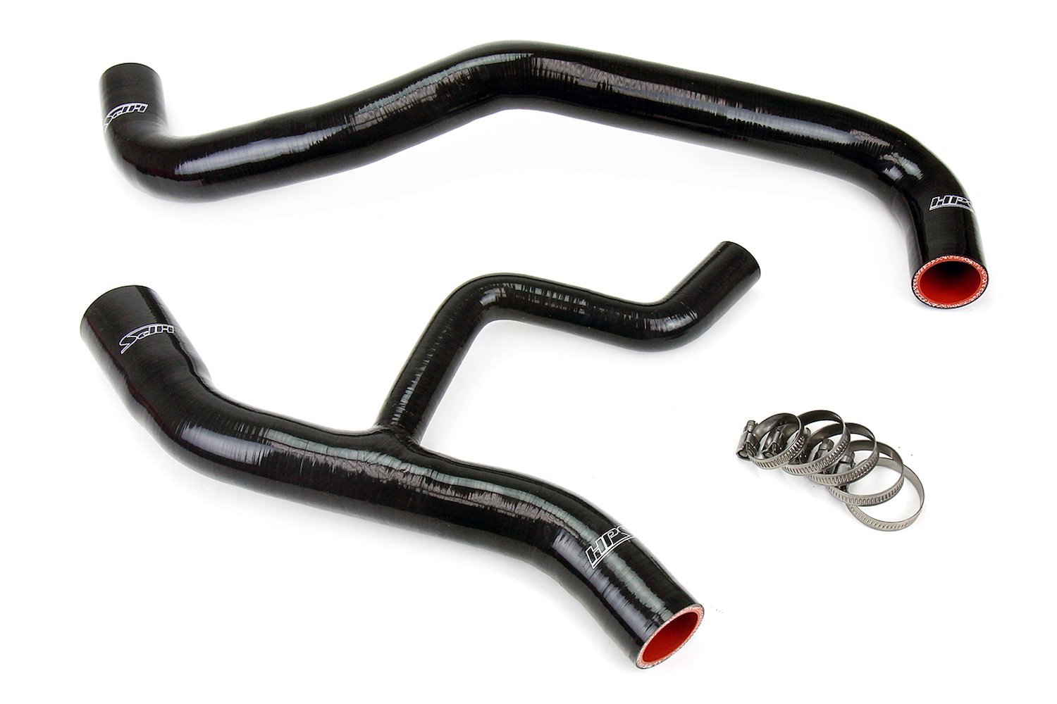 57-1012-BLK Radiator Hose Kit, High-Temp 3-Ply Reinforced Silicone, Replace OEM Rubber Radiator Coolant Hoses