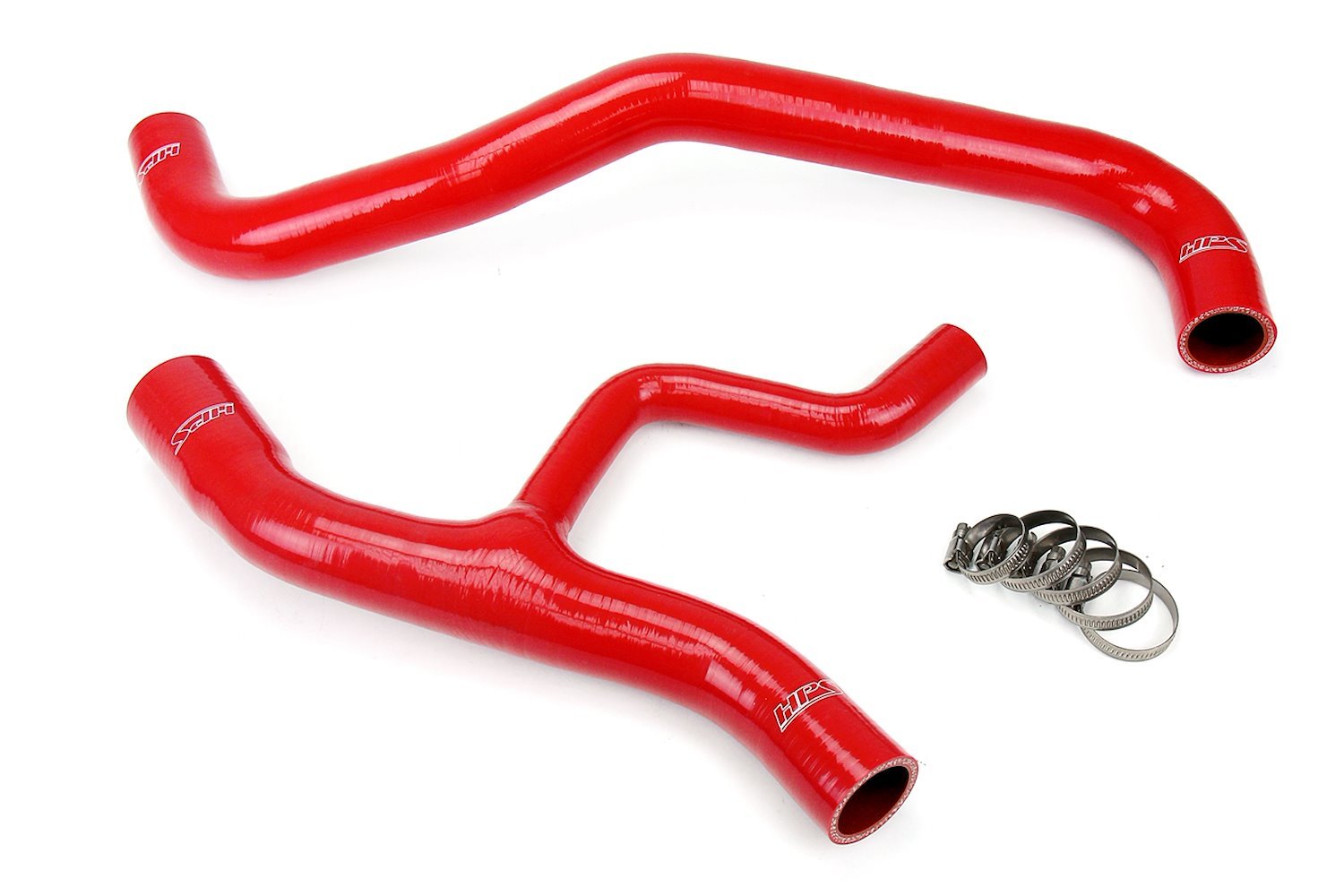 57-1012-RED Radiator Hose Kit, High-Temp 3-Ply Reinforced Silicone, Replace OEM Rubber Radiator Coolant Hoses