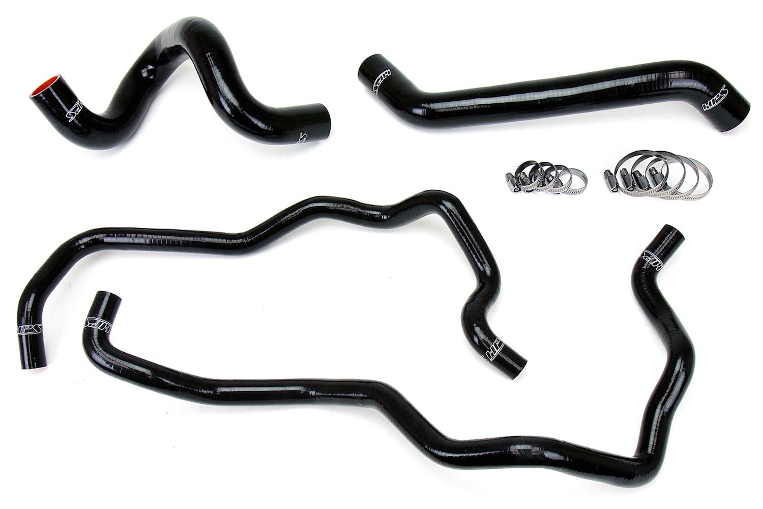 57-1220-BLK Coolant Hose Kit, High-Temp 3-Ply Reinforced Silicone, Replace Rubber Radiator Heater Coolant Hoses