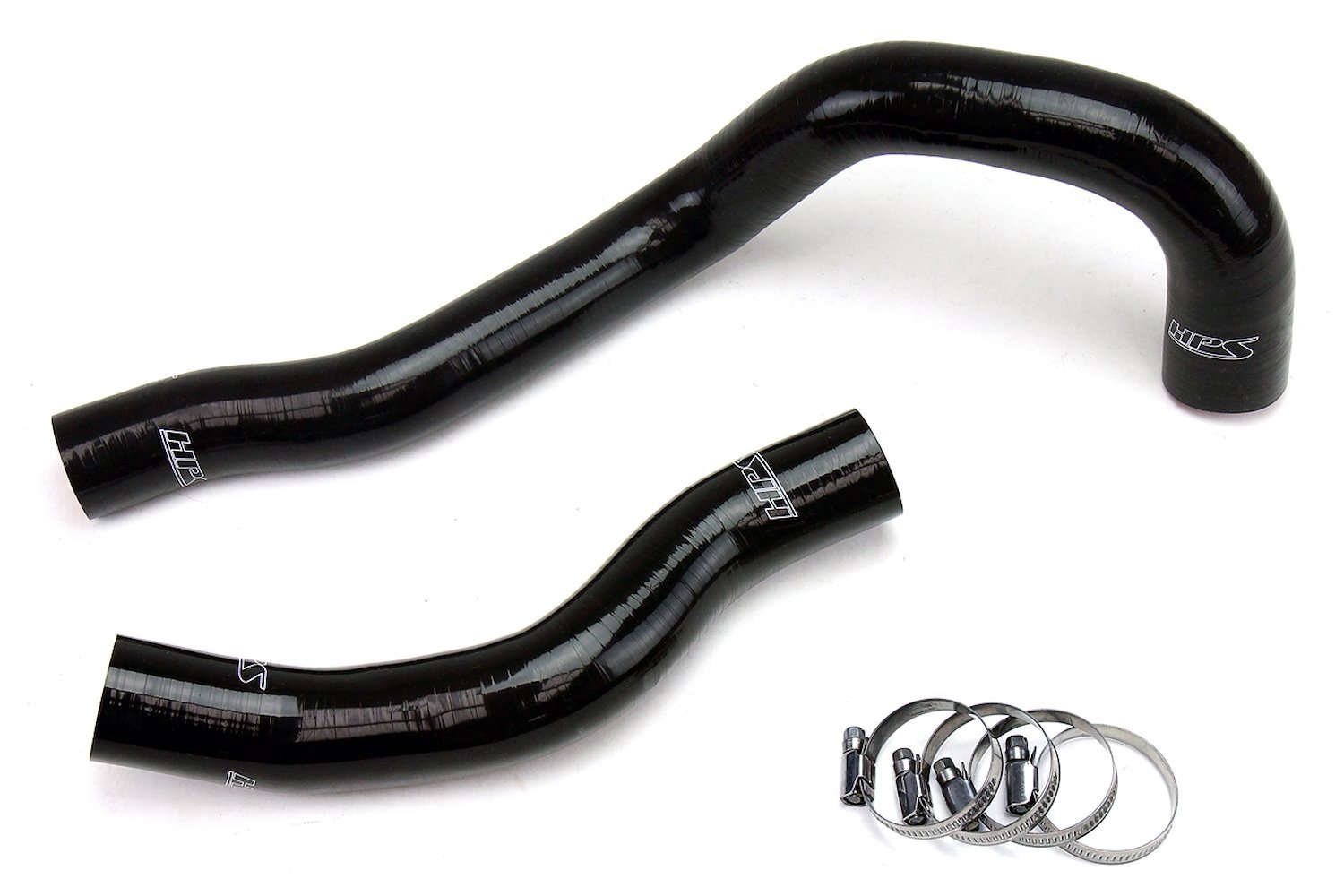 57-1225-BLK Radiator Hose Kit, High-Temp 3-Ply Reinforced Silicone, Replace OEM Rubber Radiator Coolant Hoses