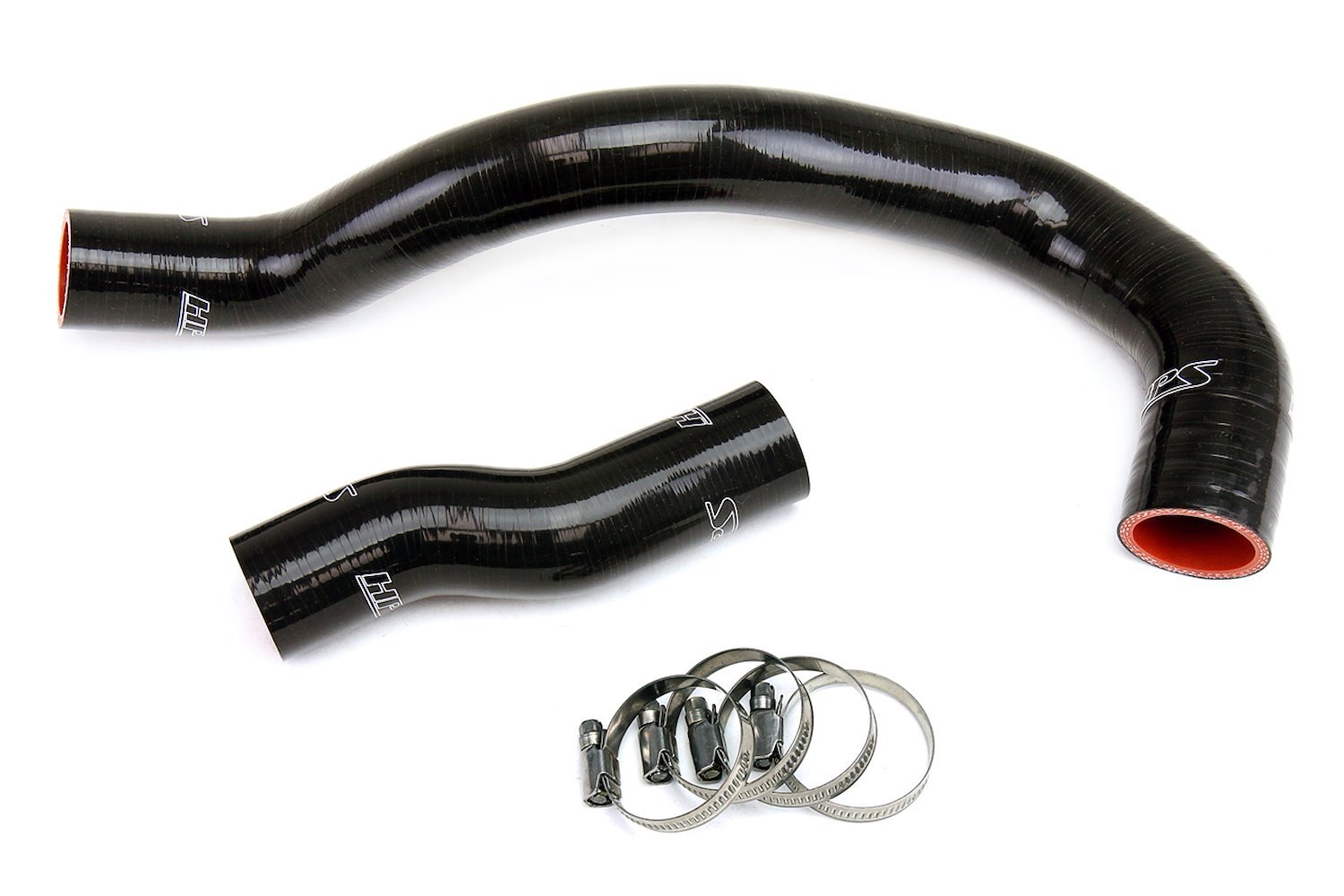 57-1266-BLK Radiator Hose Kit, High-Temp 3-Ply Reinforced Silicone, Replace OEM Rubber Radiator Coolant Hoses