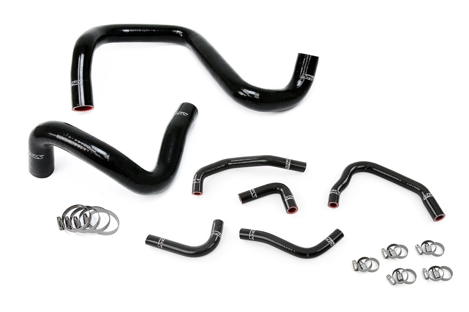 57-1285-BLK Coolant Hose Kit, High-Temp 3-Ply Reinforced Silicone, Replace Rubber Radiator Heater Coolant Hoses