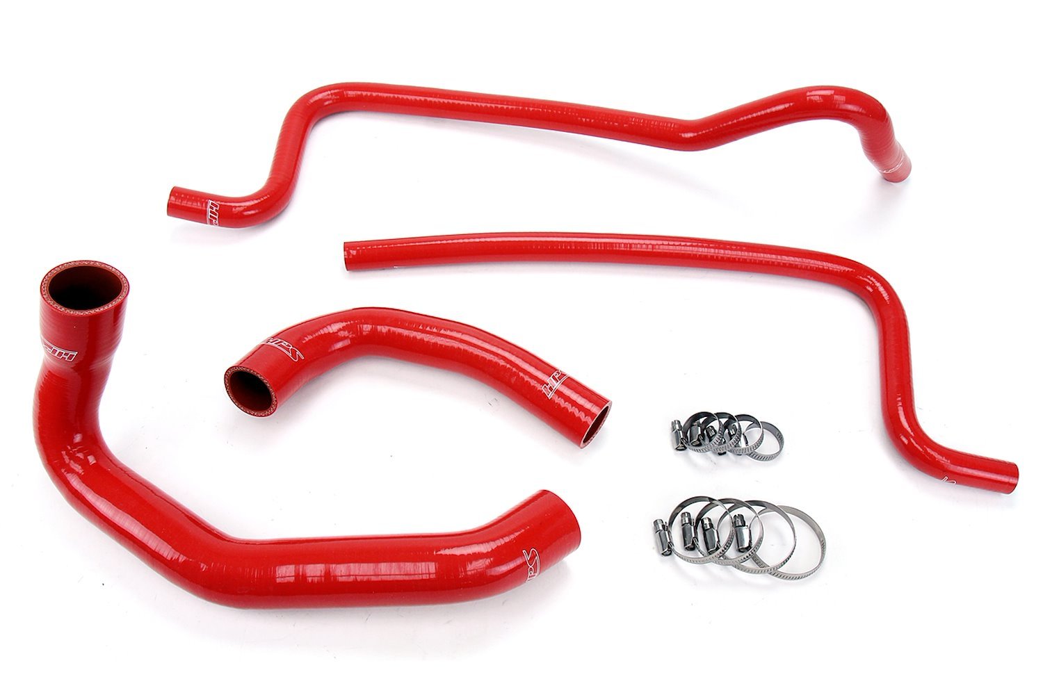 57-1292-RED Coolant Hose Kit, High-Temp 3-Ply Reinforced Silicone, Replace Rubber Radiator Heater Coolant Hoses