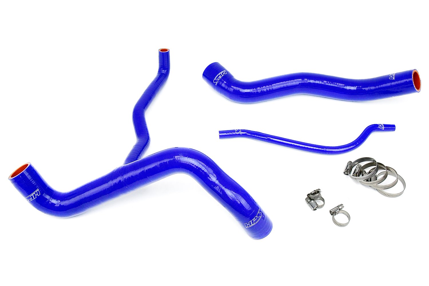 57-1304-BLUE Radiator Hose Kit, High-Temp 3-Ply Reinforced Silicone, Replace OEM Rubber Radiator Coolant Hoses