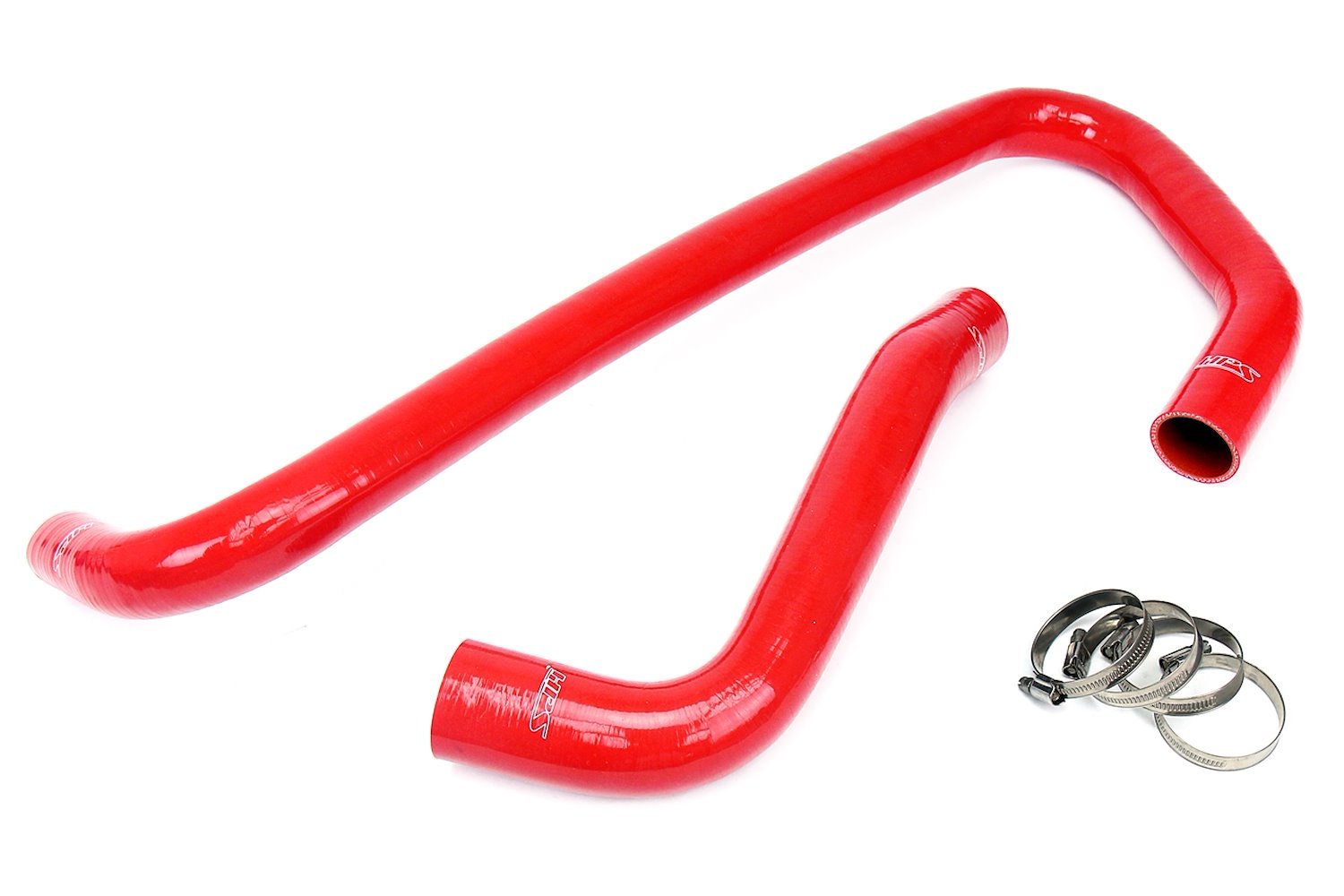 57-1307-RED Radiator Hose Kit, High-Temp 3-Ply Reinforced Silicone, Replace OEM Rubber Radiator Coolant Hoses