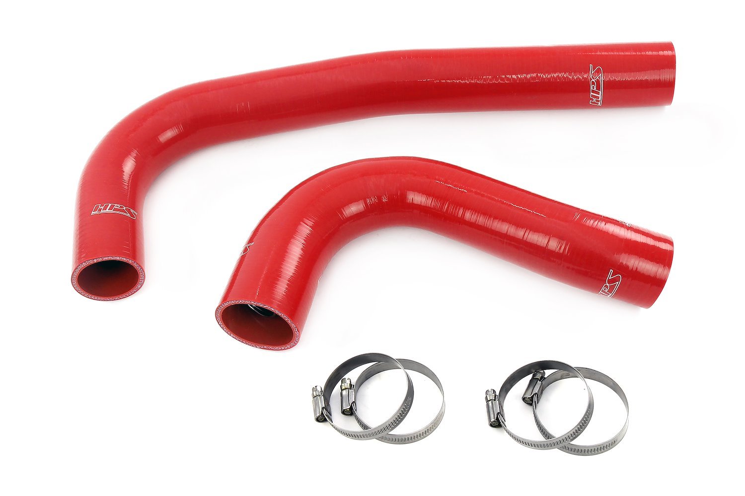 57-1308-RED Radiator Hose Kit, 3-Ply Reinforced Silicone, Replaces Rubber Radiator Coolant Hoses