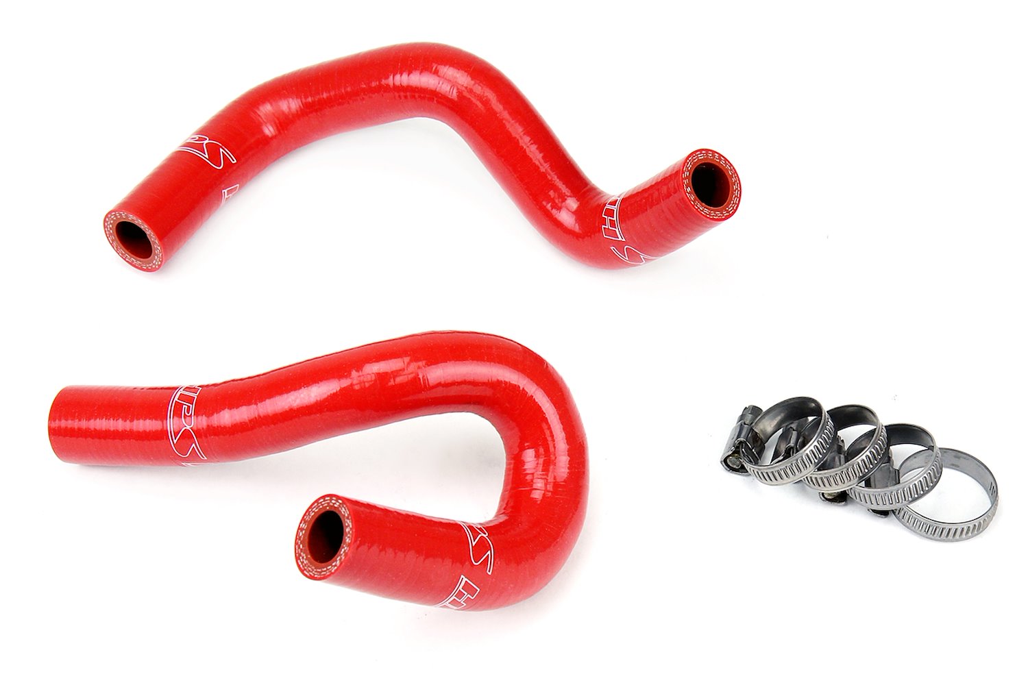57-1309-RED Heater Hose Kit, High-Temp 3-Ply Reinforced Silicone, Replace OEM Rubber Heater Coolant Hoses
