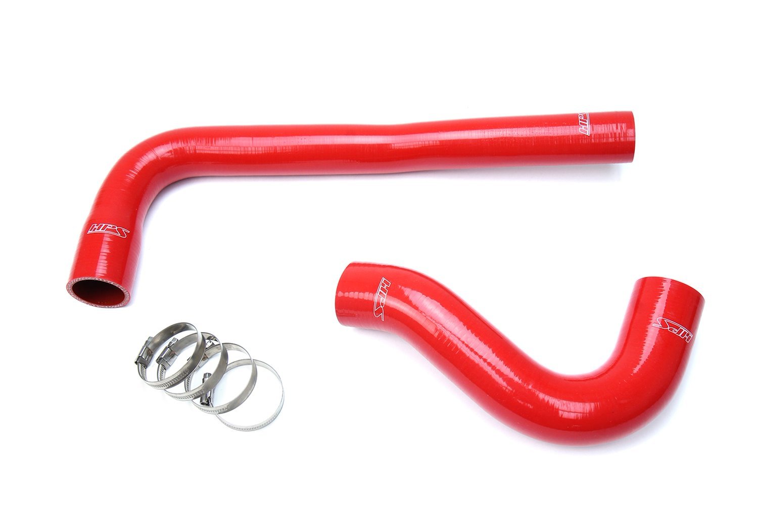 57-1322-RED Radiator Hose Kit, High-Temp 3-Ply Reinforced Silicone, Replace OEM Rubber Radiator Coolant Hoses