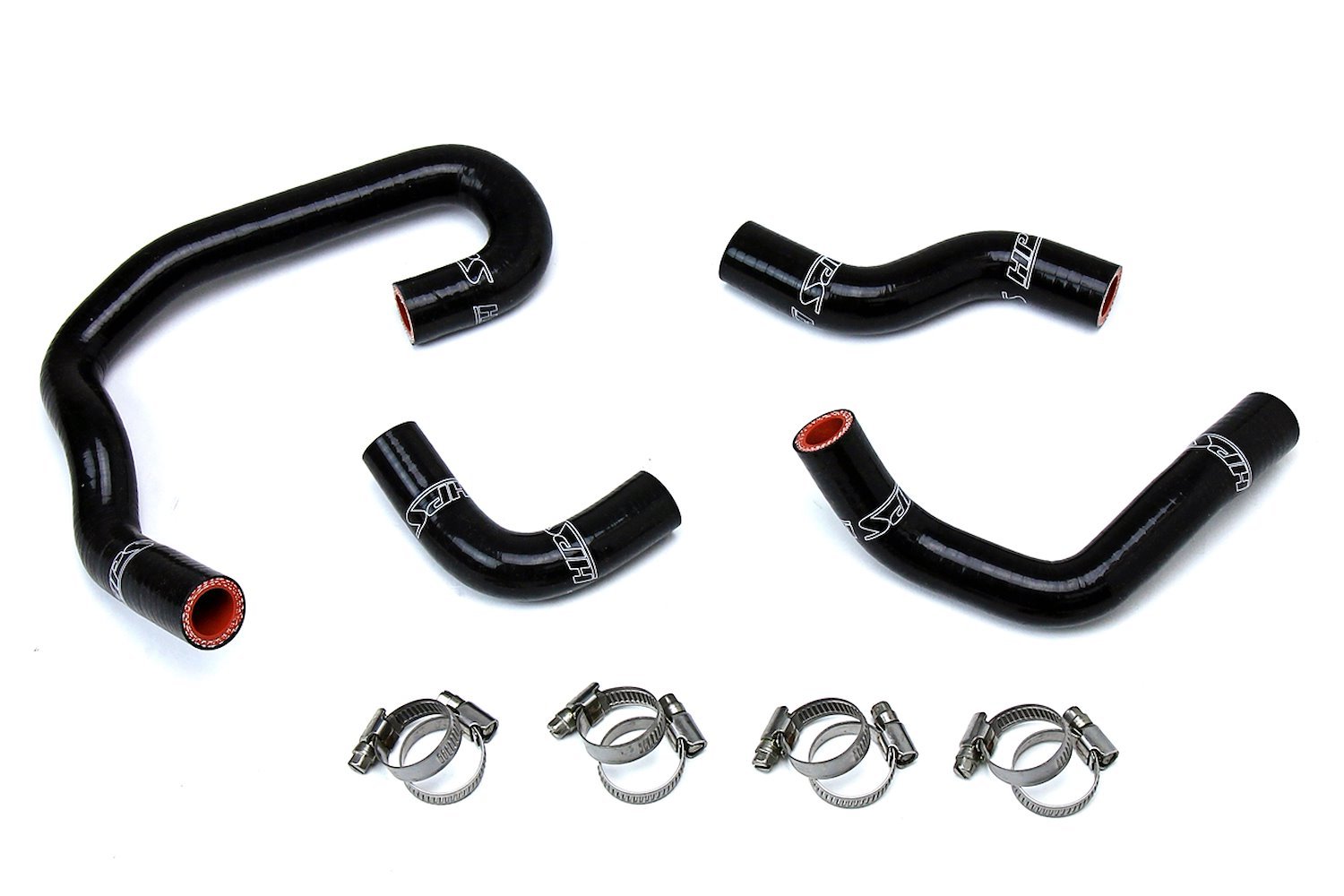 57-1323H-BLK Heater Hose Kit, High-Temp 3-Ply Reinforced Silicone, Replace OEM Rubber Heater Coolant Hoses