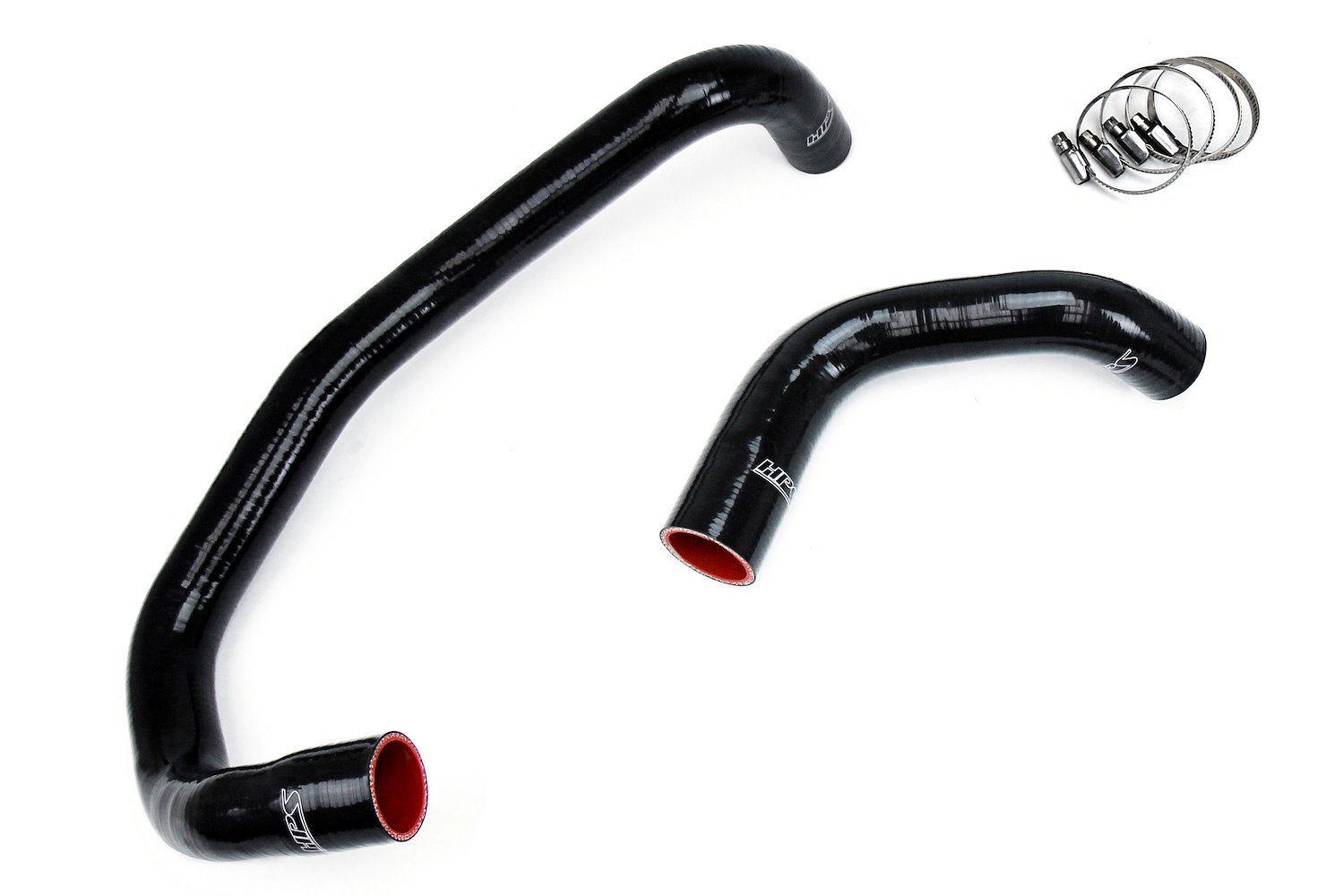 57-1326R-BLK Radiator Hose Kit, High-Temp 3-Ply Reinforced Silicone, Replaces OEM Rubber Radiator Coolant Hoses