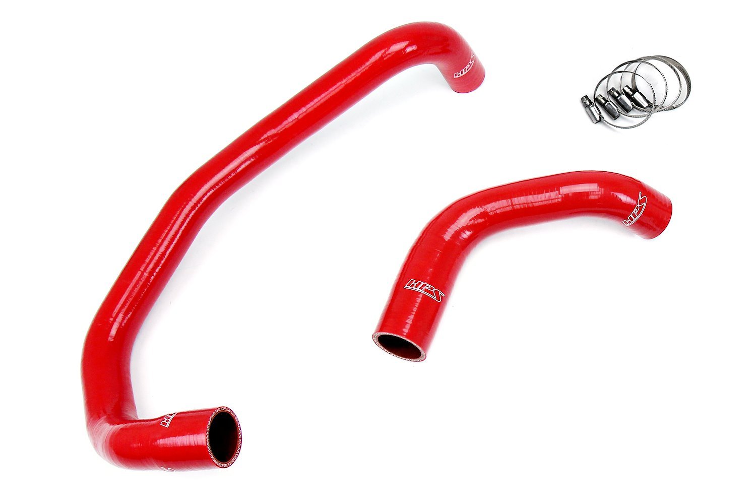 57-1326R-RED Radiator Hose Kit, High-Temp 3-Ply Reinforced Silicone, Replaces OEM Rubber Radiator Coolant Hoses