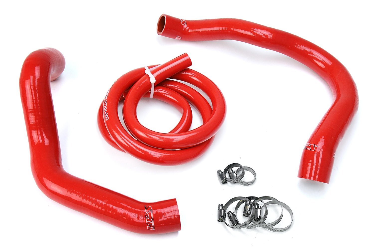 57-1338-RED Coolant Hose Kit, High-Temp 3-Ply Reinforced Silicone, Replace Rubber Radiator Heater Coolant Hoses
