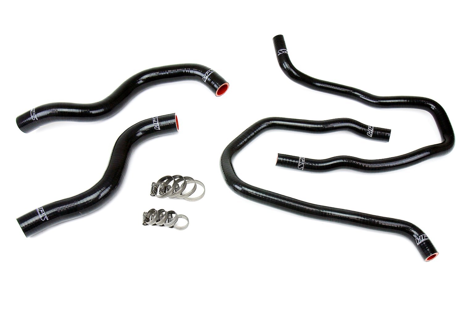57-1387-BLK Coolant Hose Kit, High-Temp 3-Ply Reinforced Silicone, Replace Rubber Radiator Heater Coolant Hoses