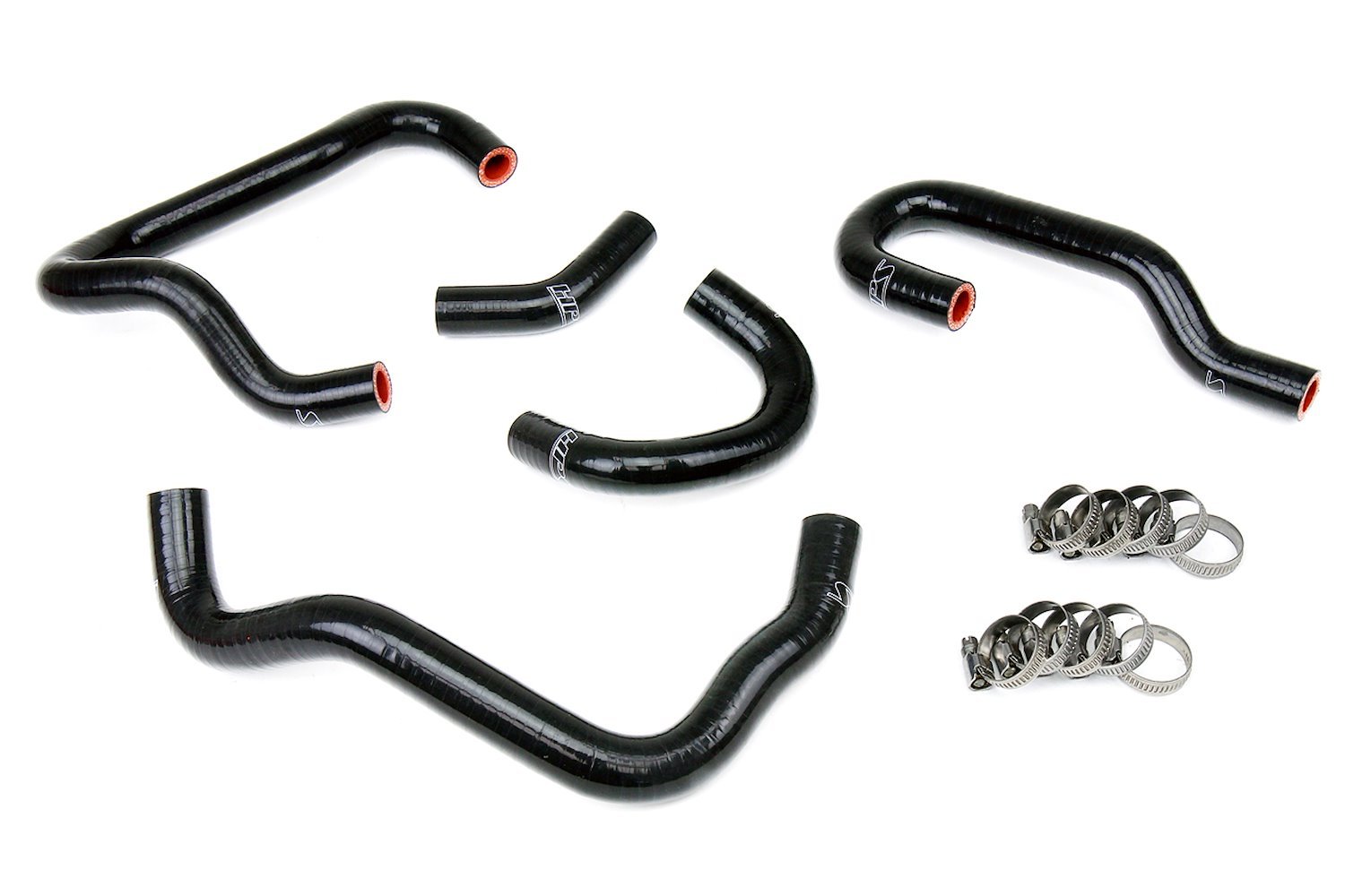 57-1415-BLK Heater Hose Kit, High-Temp 3-Ply Reinforced Silicone, Replace OEM Rubber Heater Coolant Hoses