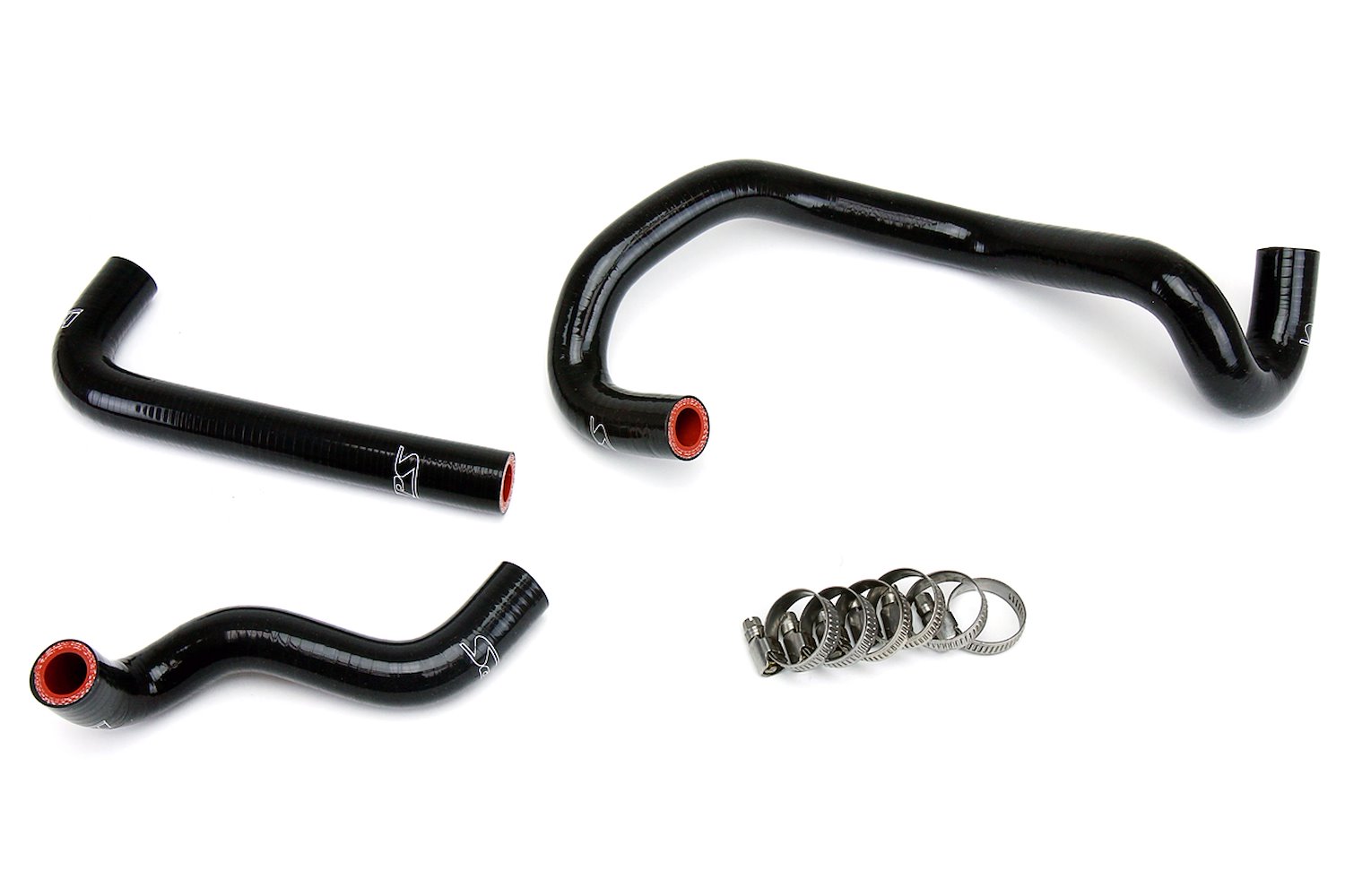 57-1421-BLK Heater Hose Kit, High-Temp 3-Ply Reinforced Silicone, Replace OEM Rubber Heater Coolant Hoses