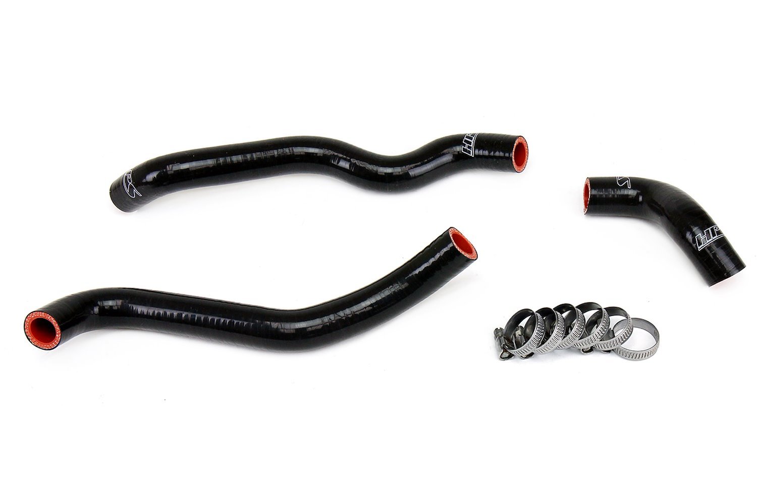 57-1435-BLK Heater Hose Kit, High-Temp 3-Ply Reinforced Silicone, Replace OEM Rubber Heater Coolant Hoses