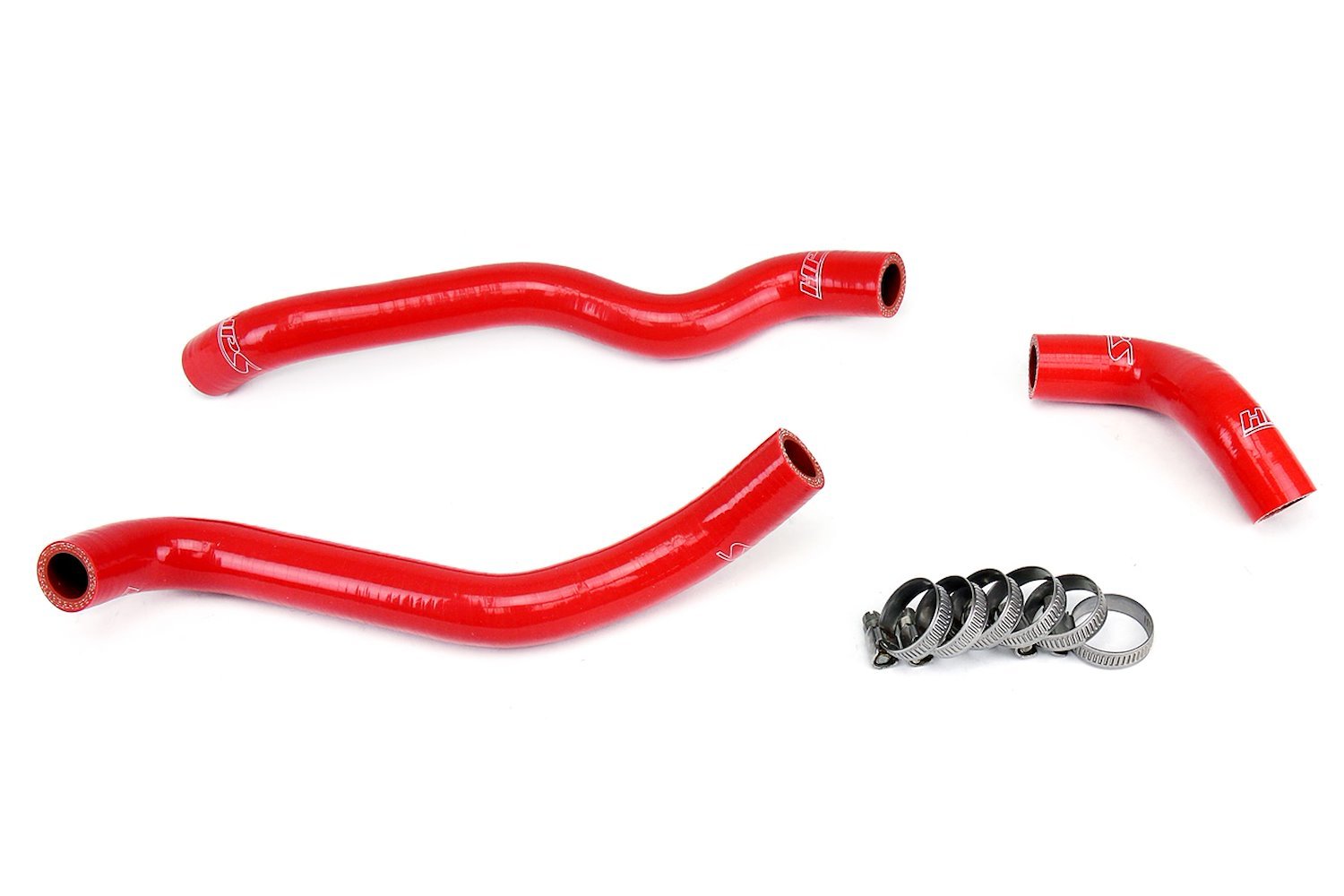 57-1435-RED Heater Hose Kit, High-Temp 3-Ply Reinforced Silicone, Replace OEM Rubber Heater Coolant Hoses