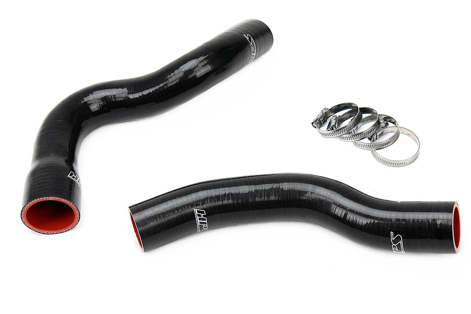 57-1449R-BLK Radiator Hose Kit, High-Temp 3-Ply Reinforced Silicone, Replace OEM Rubber Radiator Coolant Hoses
