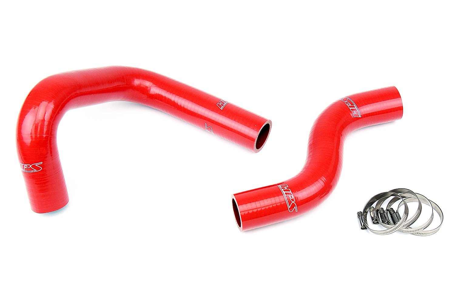 57-1450-RED Radiator Hose Kit, High-Temp 3-Ply Reinforced Silicone, Replace OEM Rubber Radiator Coolant Hoses
