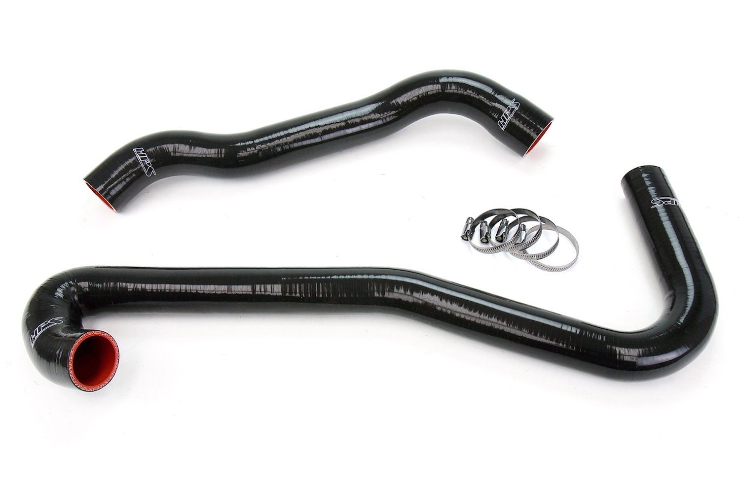 57-1453-BLK Radiator Hose Kit, High-Temp 3-Ply Reinforced Silicone, Replace OEM Rubber Radiator Coolant Hoses