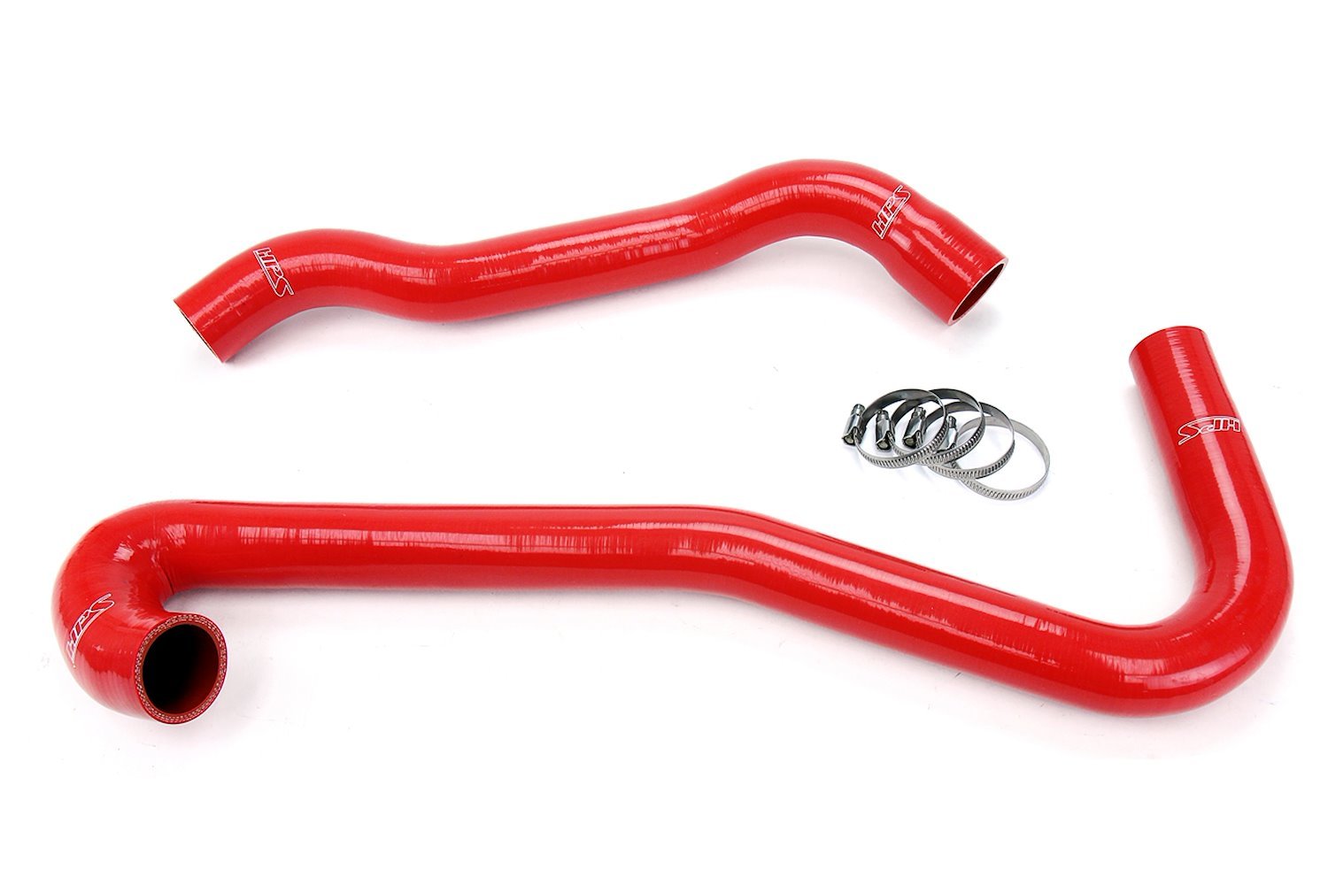 57-1453-RED Radiator Hose Kit, High-Temp 3-Ply Reinforced Silicone, Replace OEM Rubber Radiator Coolant Hoses