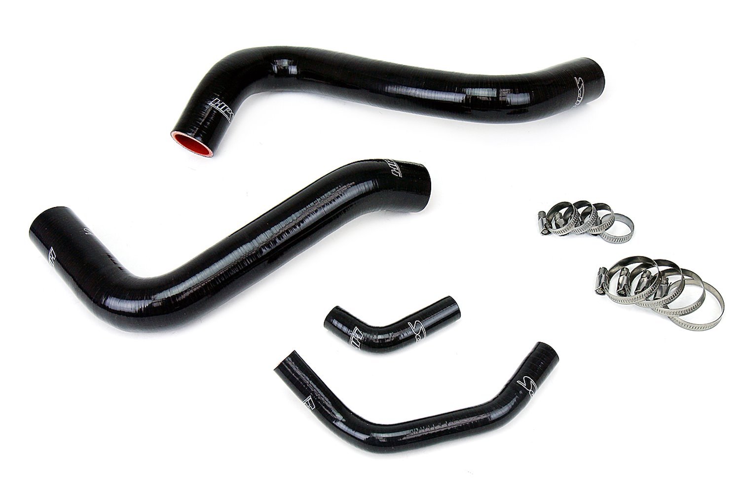 57-1467R-BLK Radiator Hose Kit, High-Temp 3-Ply Reinforced Silicone, Replace OEM Rubber Radiator Coolant Hoses