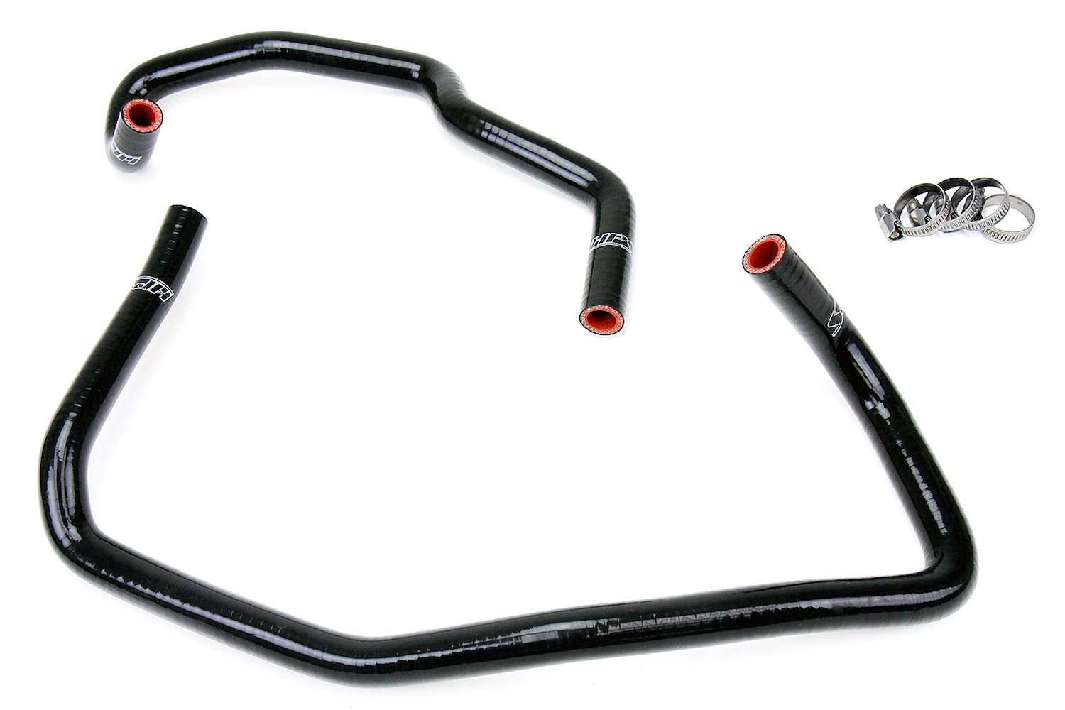 57-1468-BLK Heater Hose Kit, High-Temp 3-Ply Reinforced Silicone, Replace OEM Rubber Heater Coolant Hoses