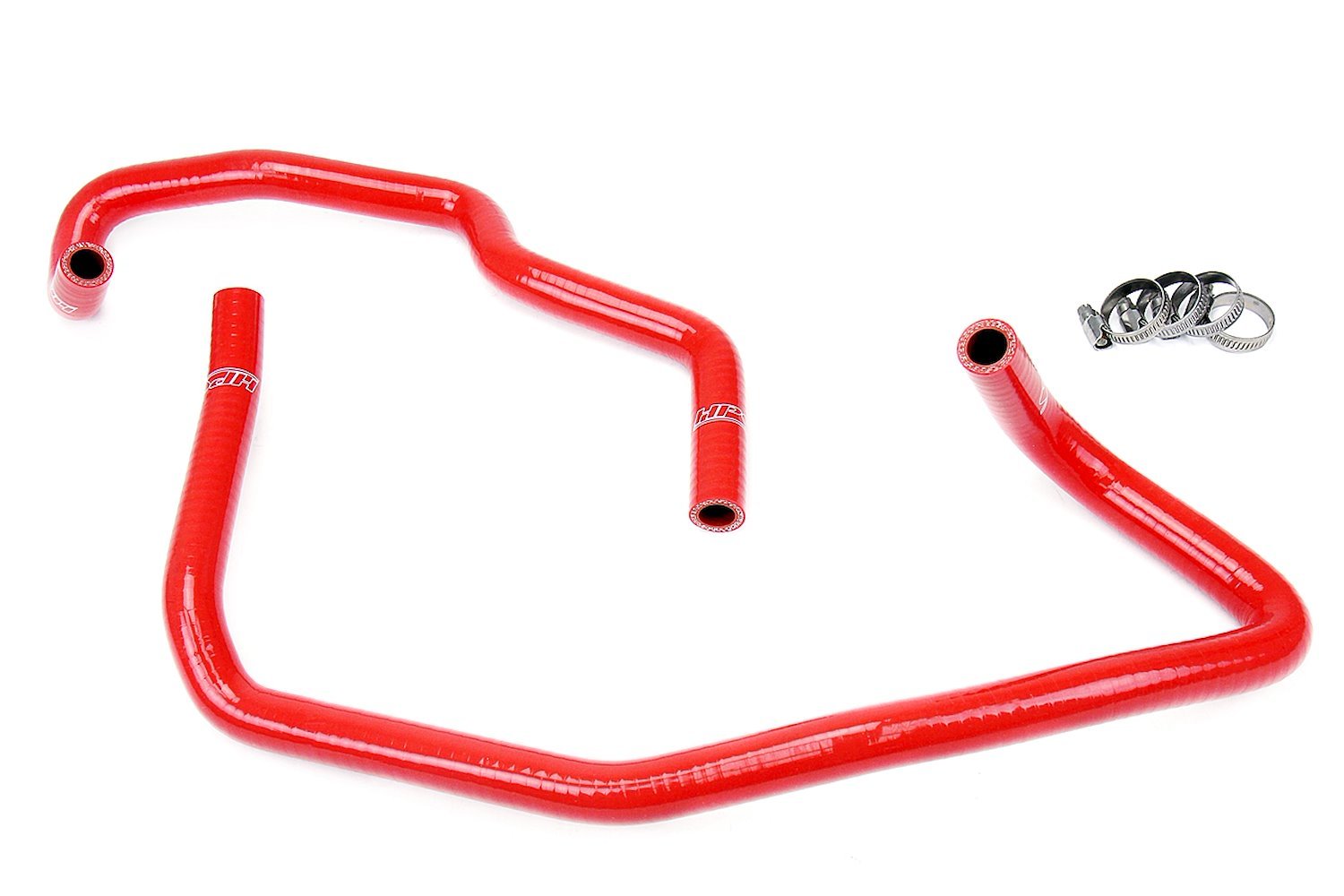 57-1468-RED Heater Hose Kit, High-Temp 3-Ply Reinforced Silicone, Replace OEM Rubber Heater Coolant Hoses