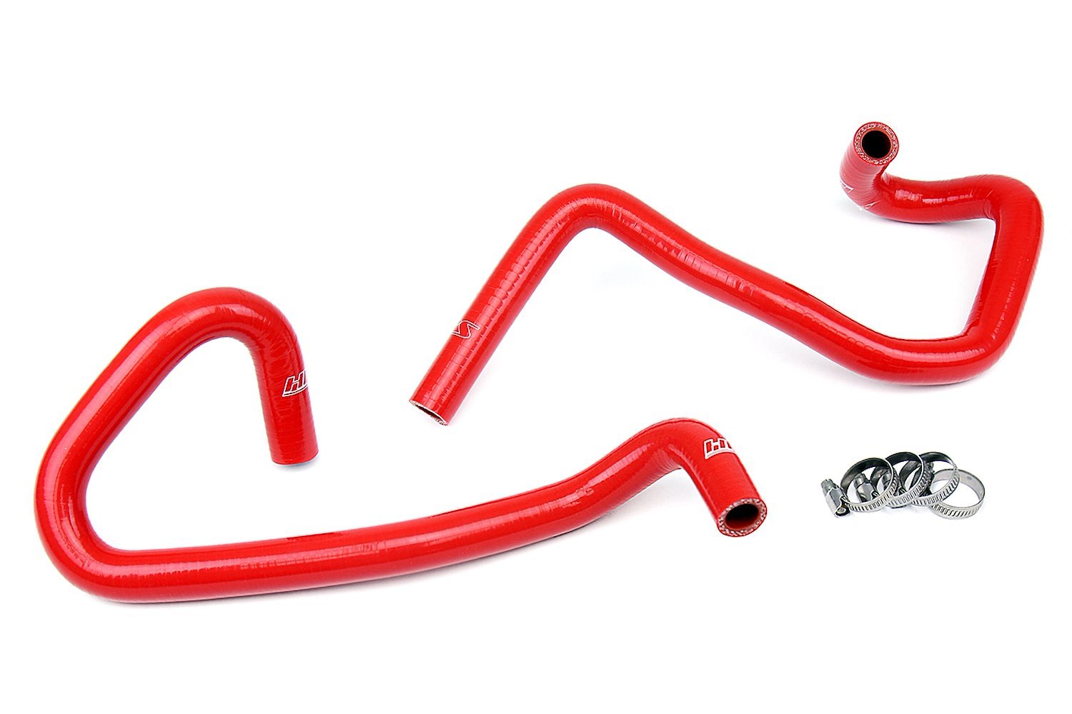 57-1470-RED Heater Hose Kit, High-Temp 3-Ply Reinforced Silicone, Replace OEM Rubber Heater Coolant Hoses