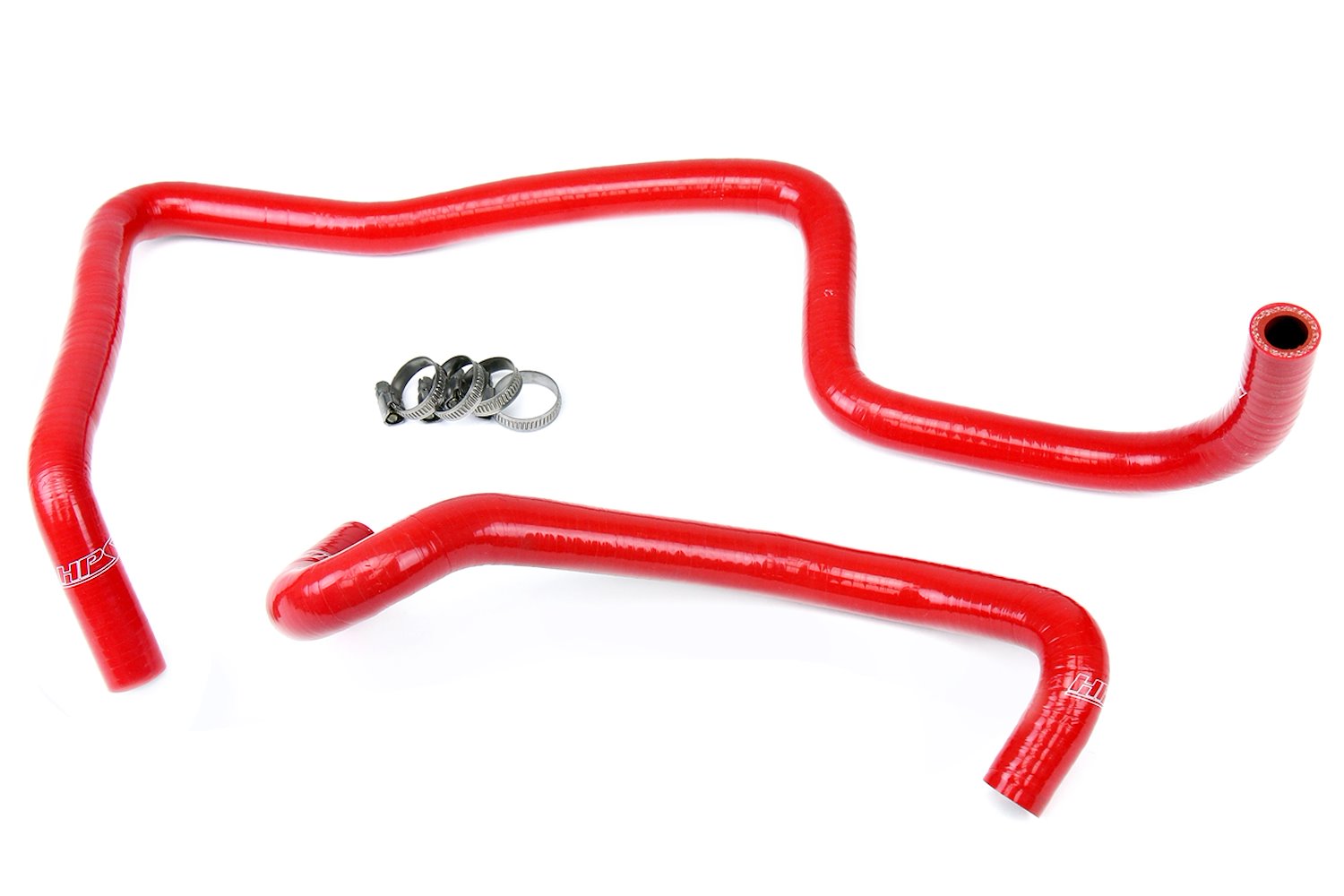 57-1471-RED Heater Hose Kit, High-Temp 3-Ply Reinforced Silicone, Replace OEM Rubber Heater Coolant Hoses