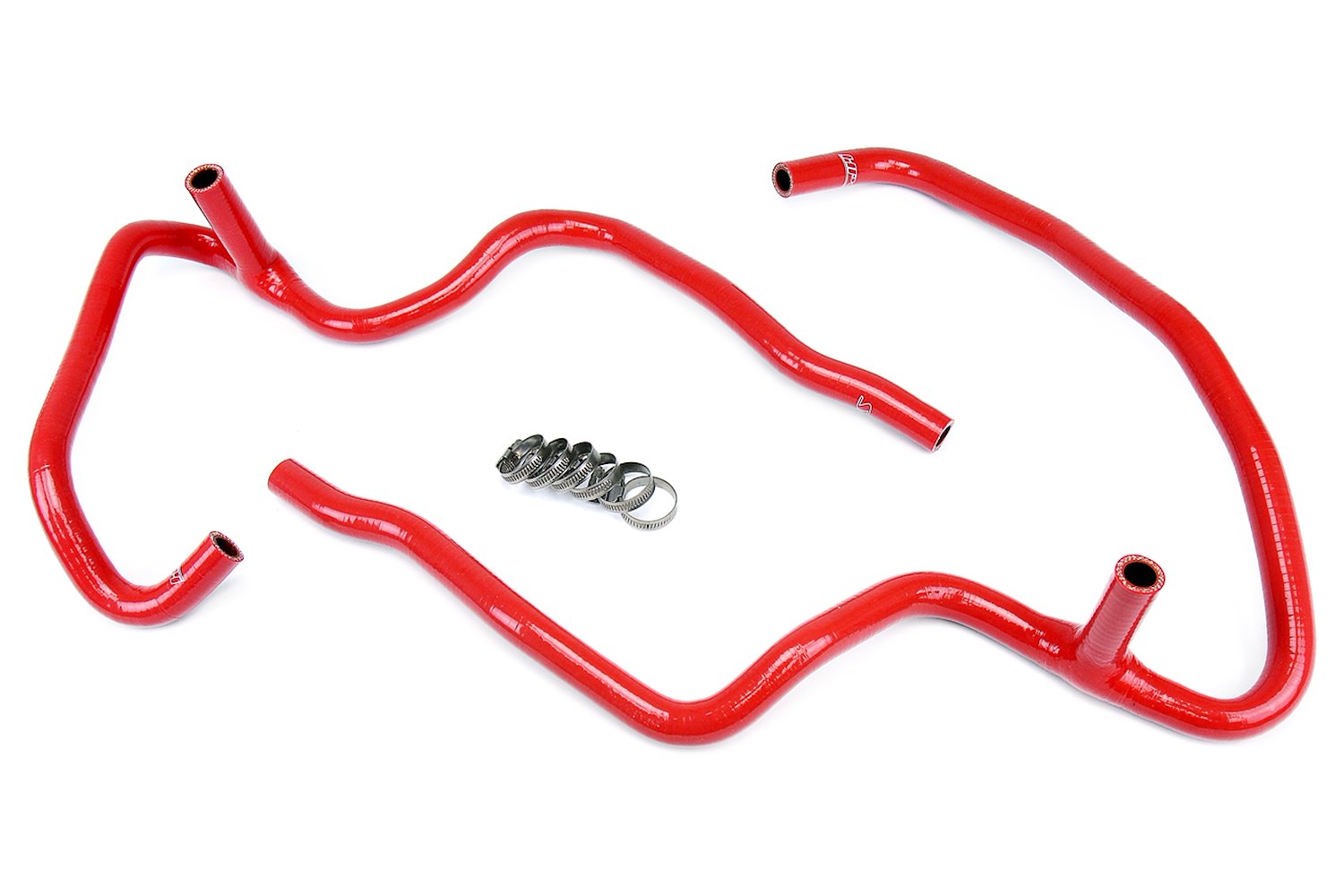 57-1472-RED Heater Hose Kit, High-Temp 3-Ply Reinforced Silicone, Replace OEM Rubber Heater Coolant Hoses