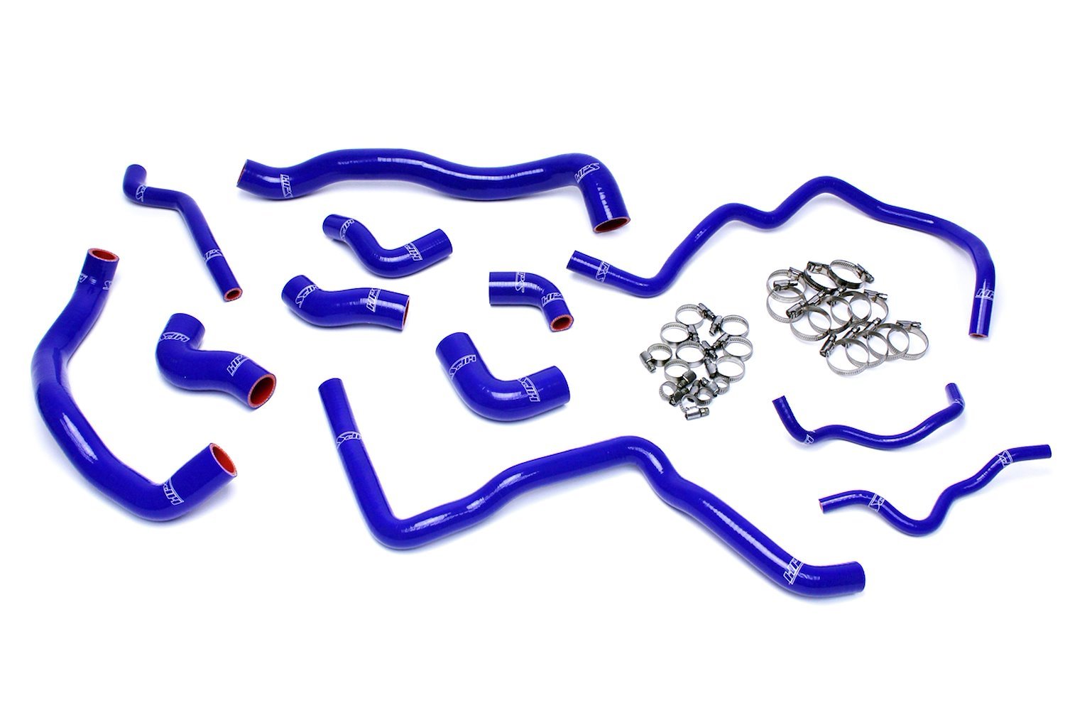 57-1476-BLUE Coolant Hose Kit, 3-Ply Reinforced Silicone, Replaces Rubber Radiator & Ancillary Coolant Hoses