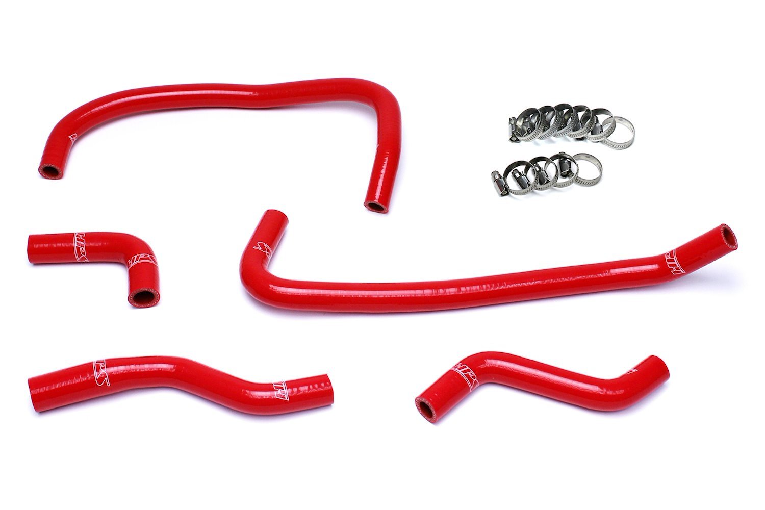 57-1503H-RED Heater Hose Kit, High-Temp 3-Ply Reinforced Silicone, Replace OEM Rubber Heater Coolant Hoses