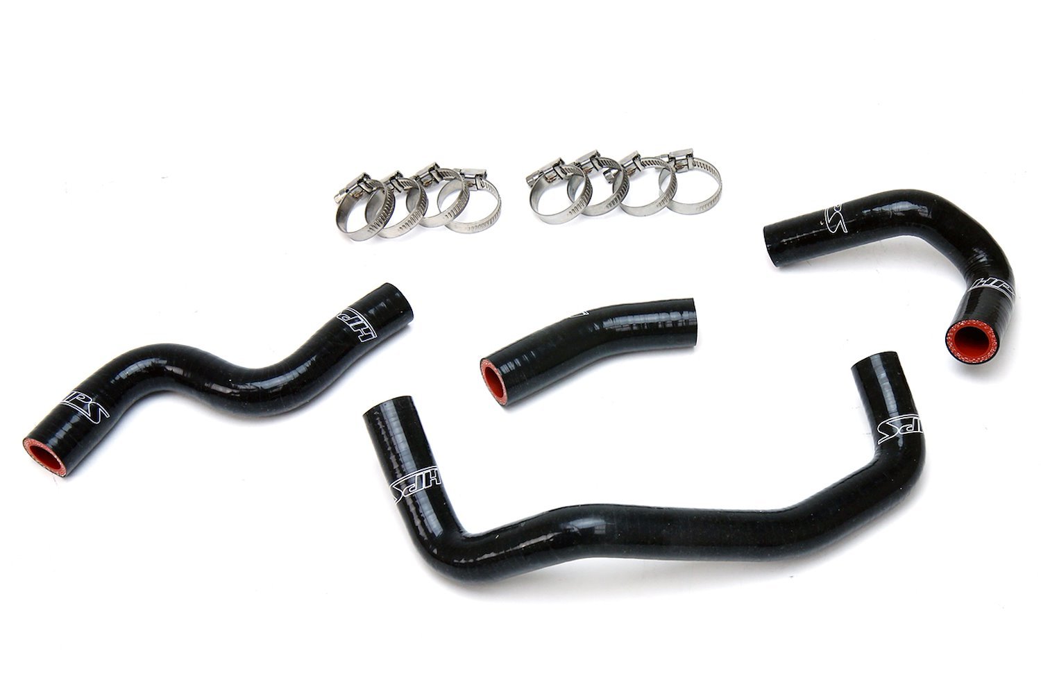 57-1508-BLK Heater Hose Kit, High-Temp 3-Ply Reinforced Silicone, Replace OEM Rubber Heater Coolant Hoses