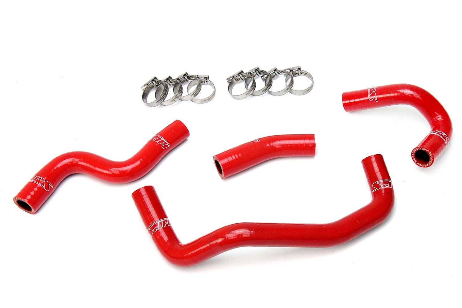 57-1508-RED Heater Hose Kit, High-Temp 3-Ply Reinforced Silicone, Replace OEM Rubber Heater Coolant Hoses