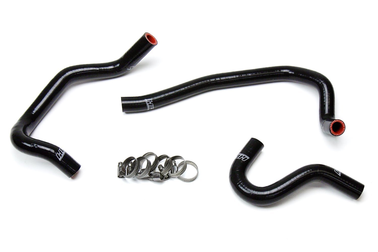 57-1520-BLK Heater Hose Kit, High-Temp 3-Ply Reinforced Silicone, Replace OEM Rubber Heater Coolant Hoses