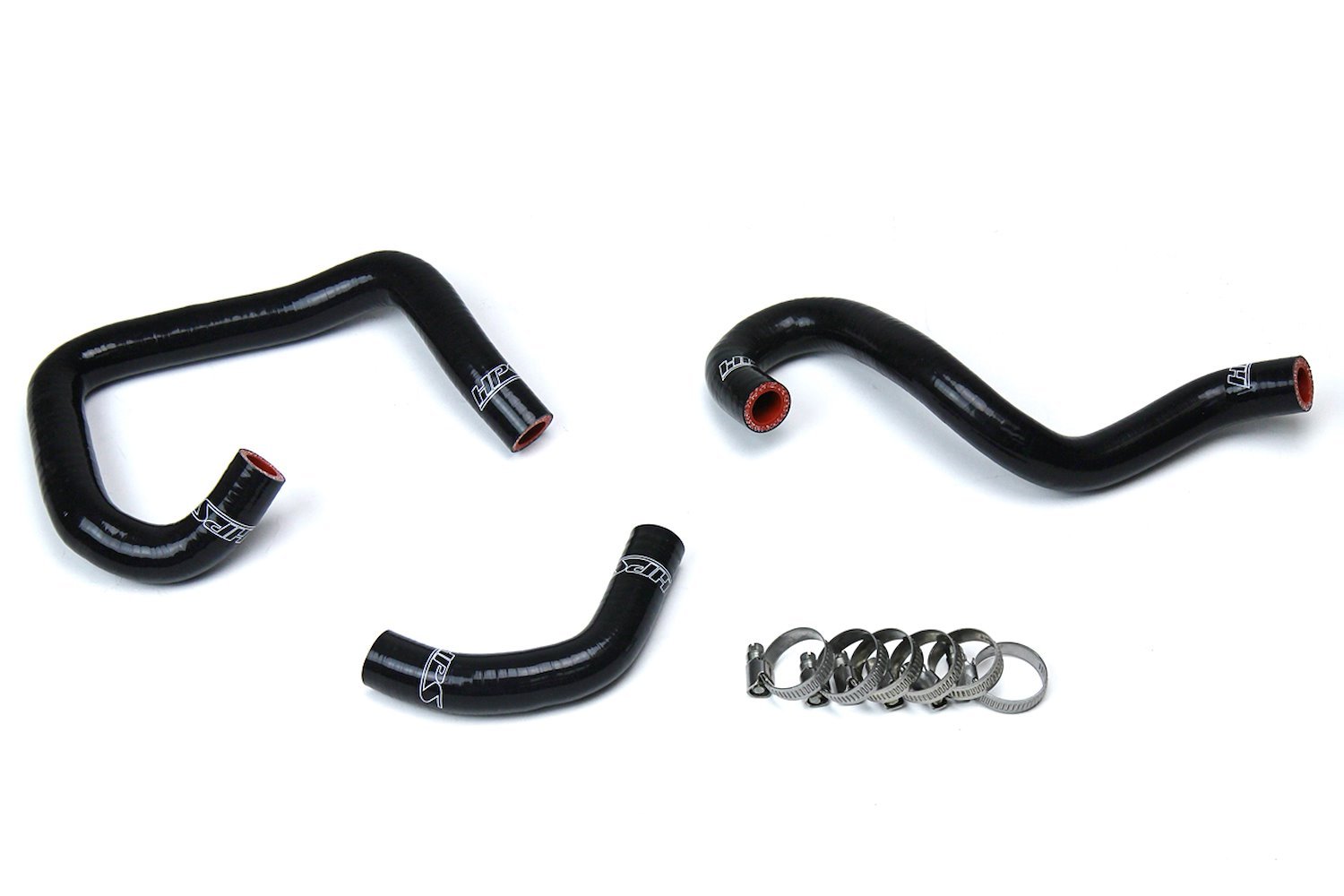 57-1521-BLK Heater Hose Kit, High-Temp 3-Ply Reinforced Silicone, Replace OEM Rubber Heater Coolant Hoses