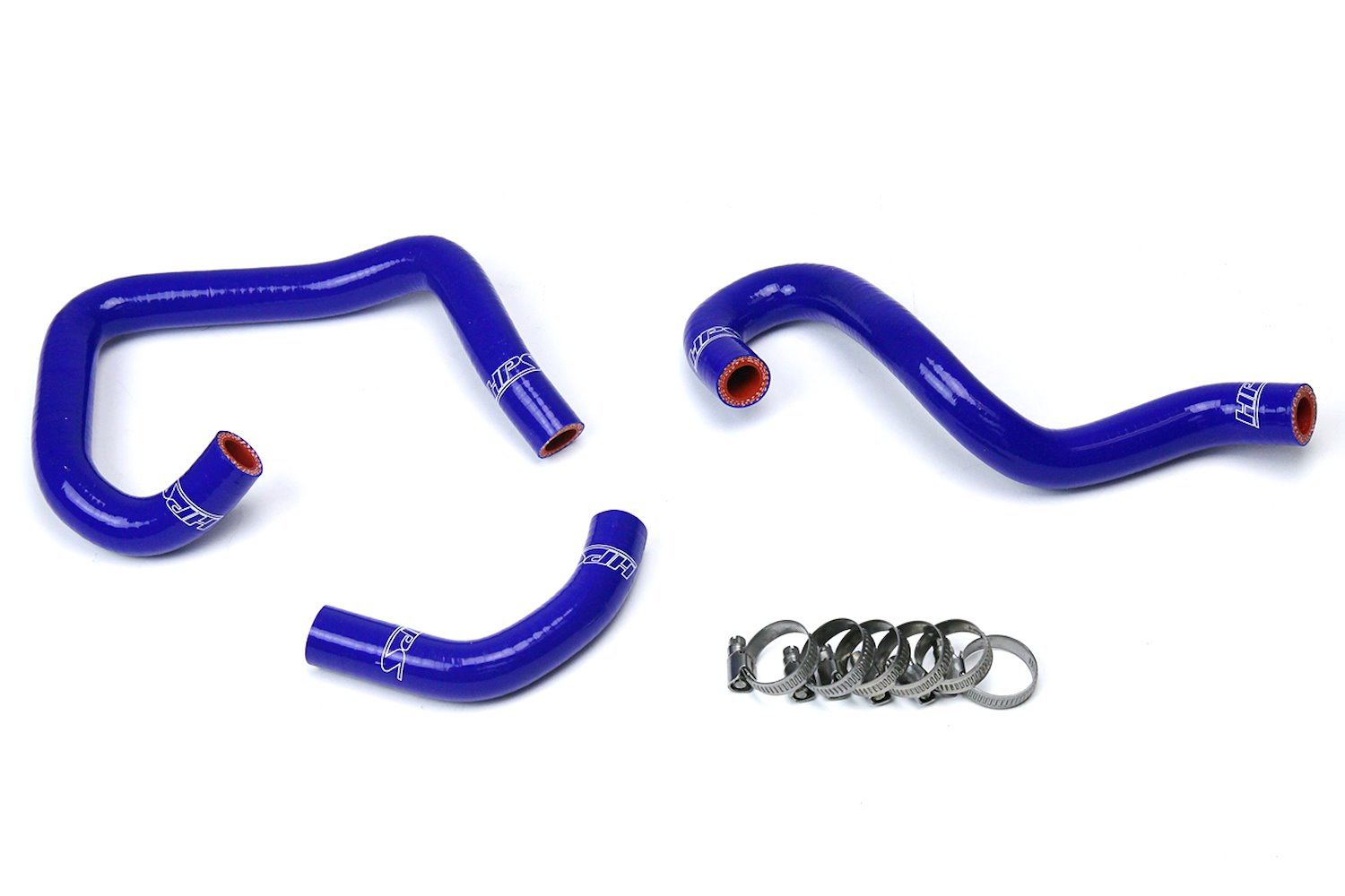 57-1521-BLUE Heater Hose Kit, High-Temp 3-Ply Reinforced Silicone, Replace OEM Rubber Heater Coolant Hoses