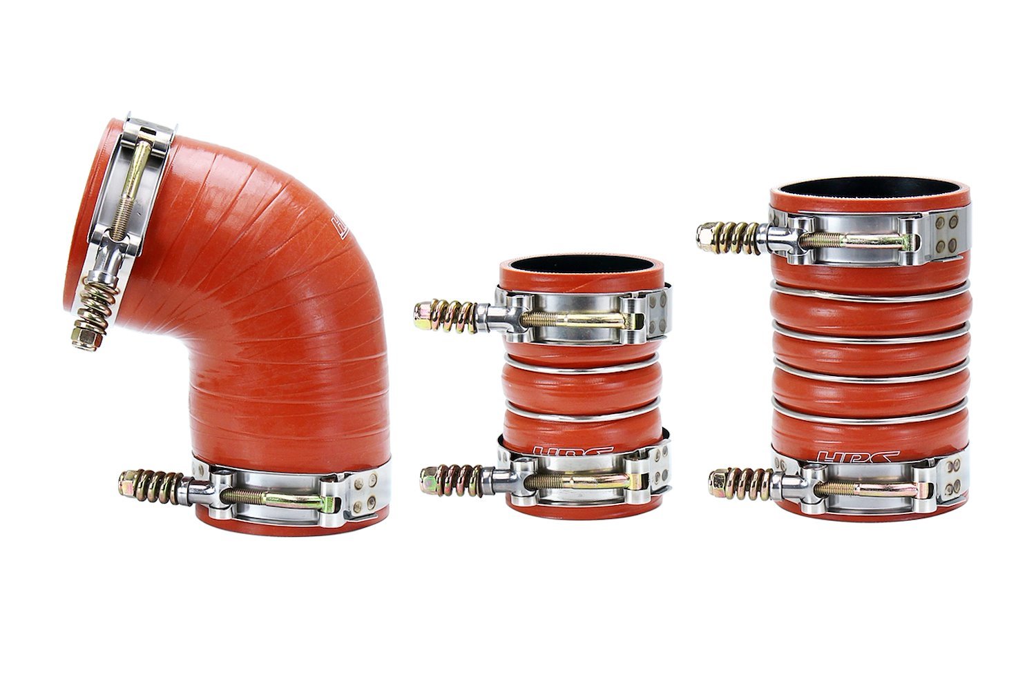 57-1573 Intercooler Hose Kit, High-Temp 4-Ply Reinforced Silicone, Replace OEM Rubber Intercooler Turbo Boots