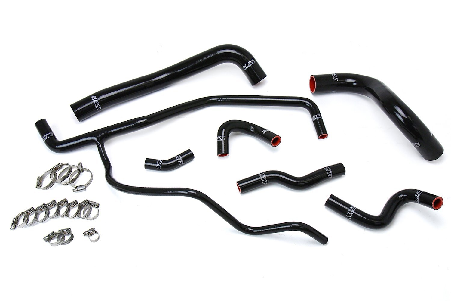 57-1583-BLK Coolant Hose Kit, High-Temp 3-Ply Reinforced Silicone, Replace Rubber Radiator Heater Coolant Hoses