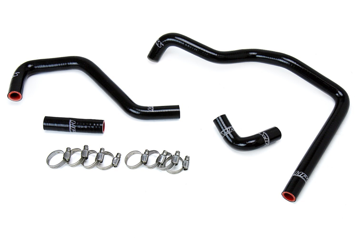 57-1587-BLK Heater Hose Kit, High-Temp 3-Ply Reinforced Silicone, Replace OEM Rubber Heater Coolant Hoses