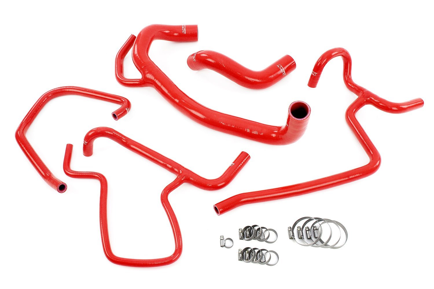 57-1616-RED Radiator and Heater Hose Kit, 3-Ply Reinforced Silicone, Replaces Rubber Radiator & Heater Coolant Hoses